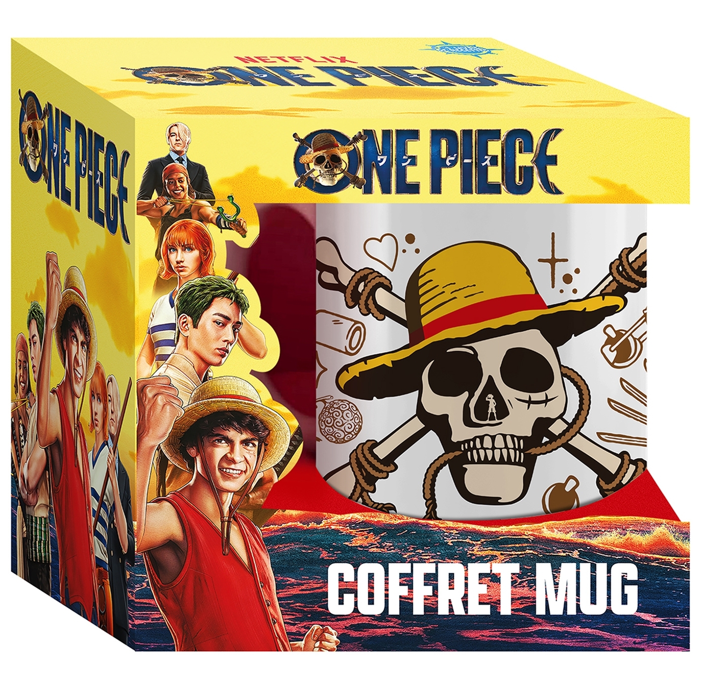 One Piece -  Coffret mug -  Netflix - HACHETTE JEUN.