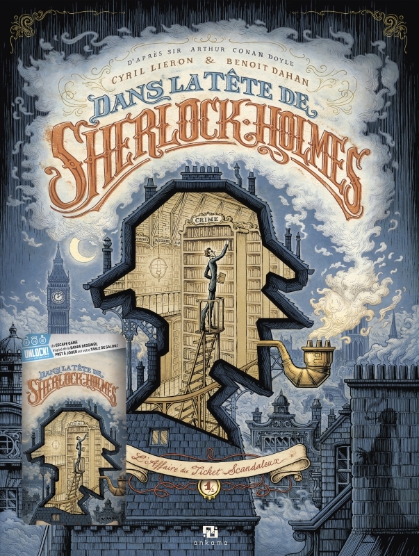 Fourreau Dans la tête de Sherlock Holmes T01 + Short Adventures - Cyril Demaegd - ANKAMA