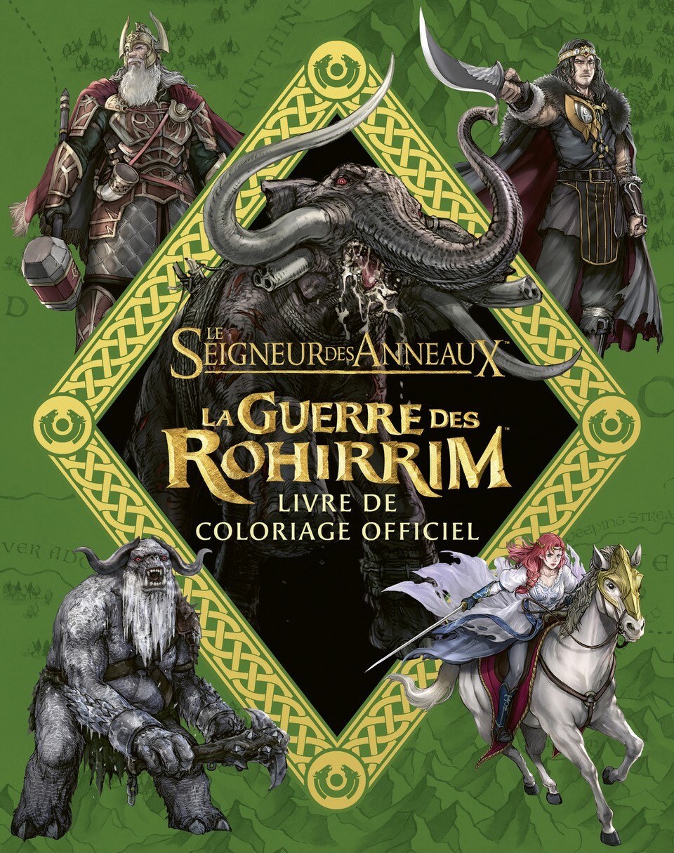 Le Seigneur des Anneaux : La Guerre des Rohirrim – Livre de coloriage officiel -  Collectif - BOURGOIS