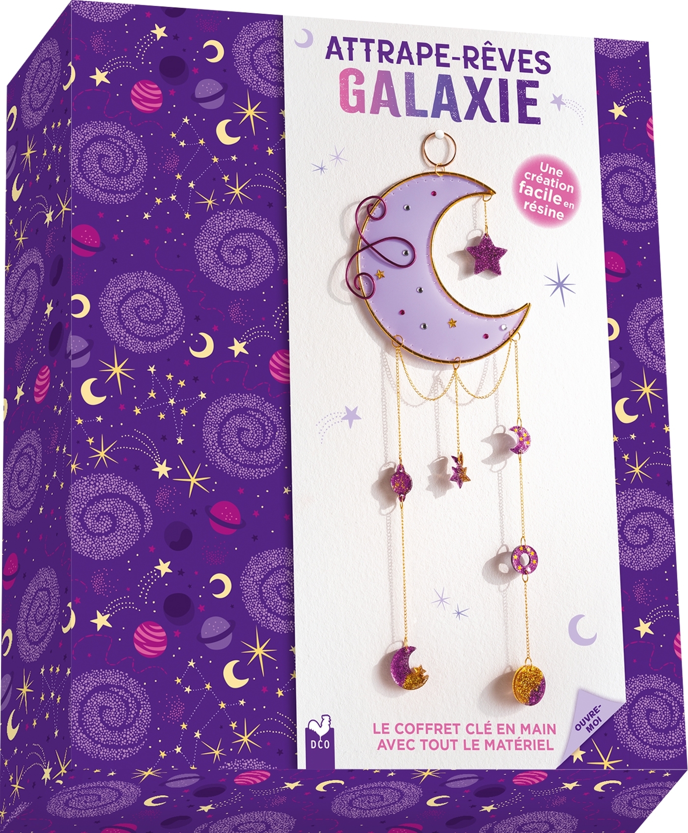 Attrape-rêves galaxie - coffret avec accessoires - Virginie Humbert - DEUX COQS D OR