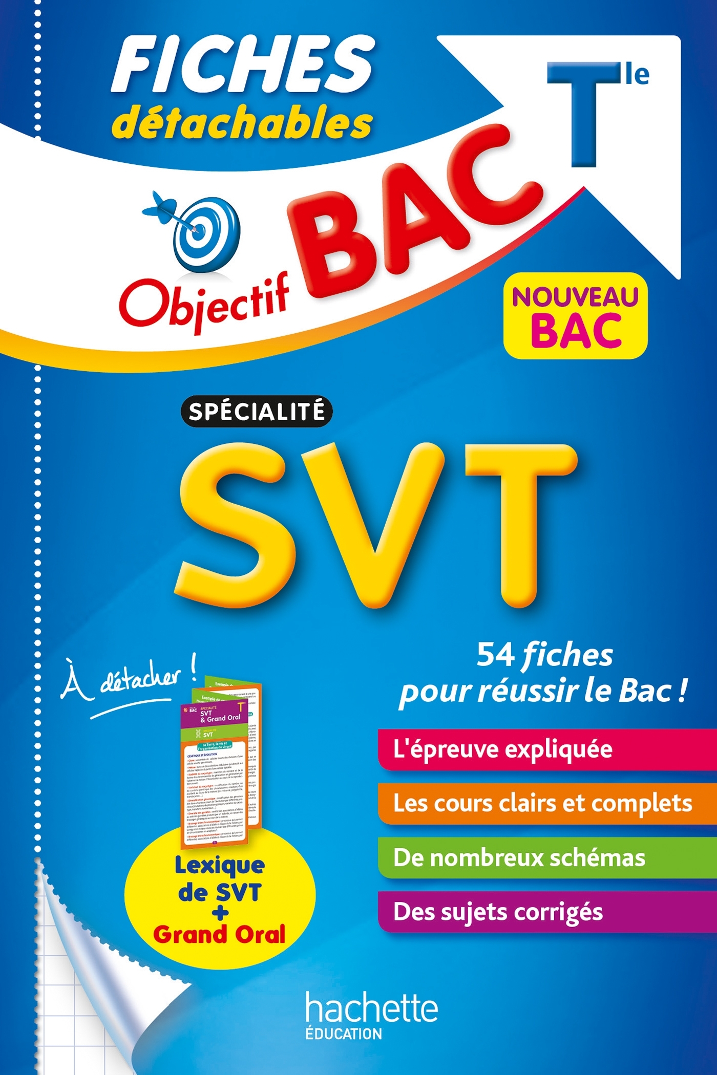 Objectif BAC Fiches détachables Spécialité SVT Tle - Manon Corbin - HACHETTE EDUC