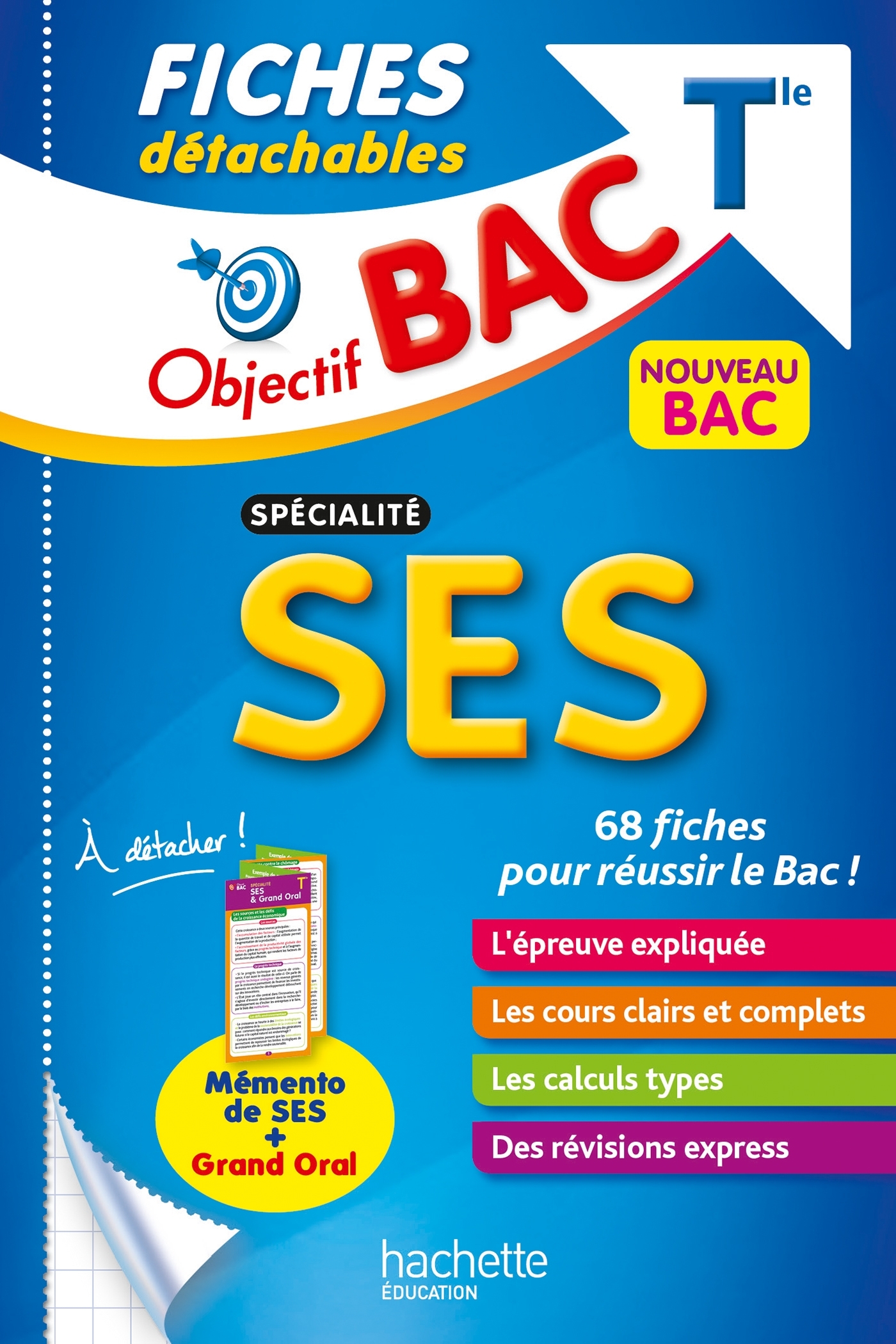 Objectif BAC Fiches détachables Spécialité SES Tle - Olivier Thierry - HACHETTE EDUC