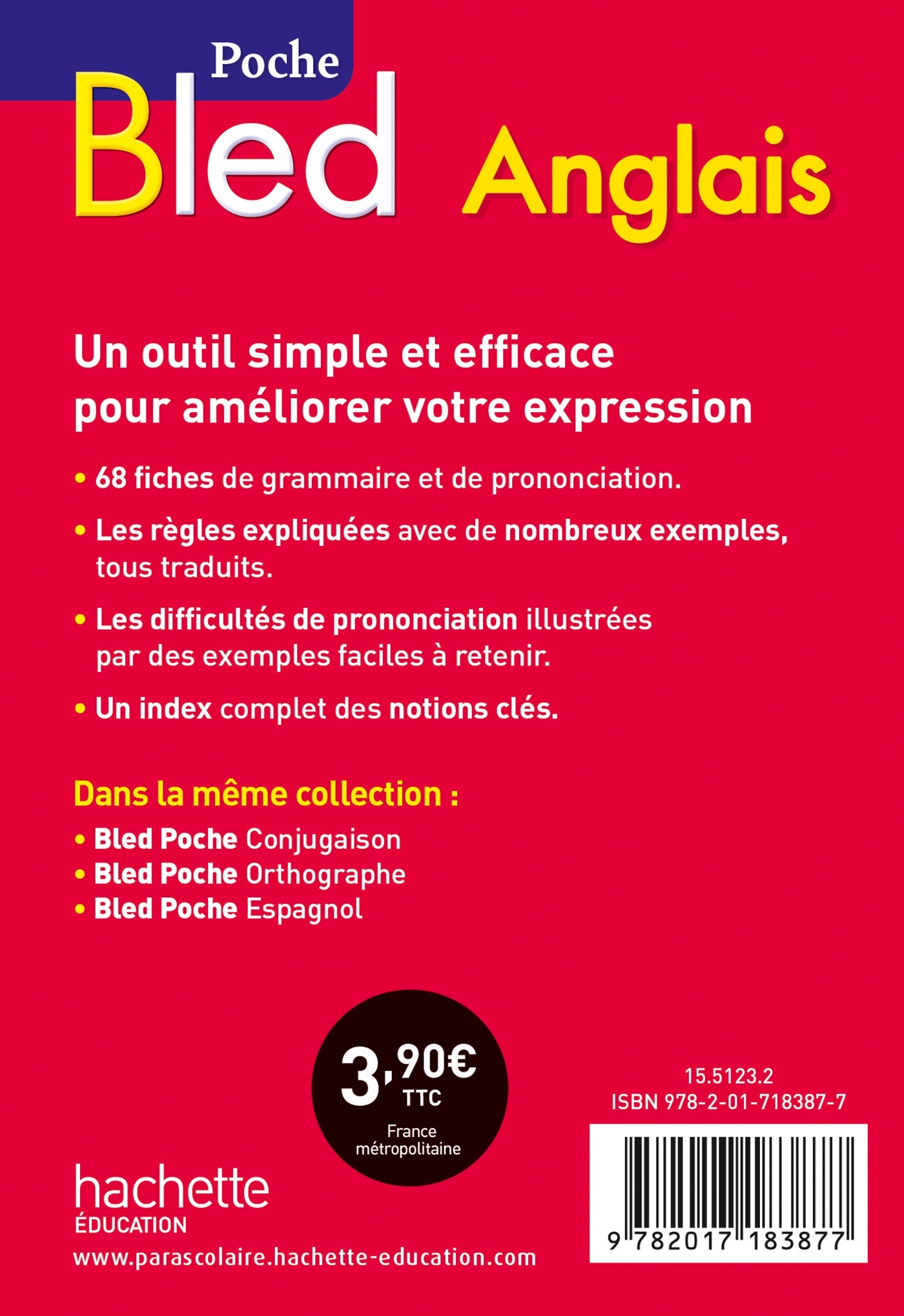 Bled Poche Anglais - Brigitte Lallement - HACHETTE EDUC