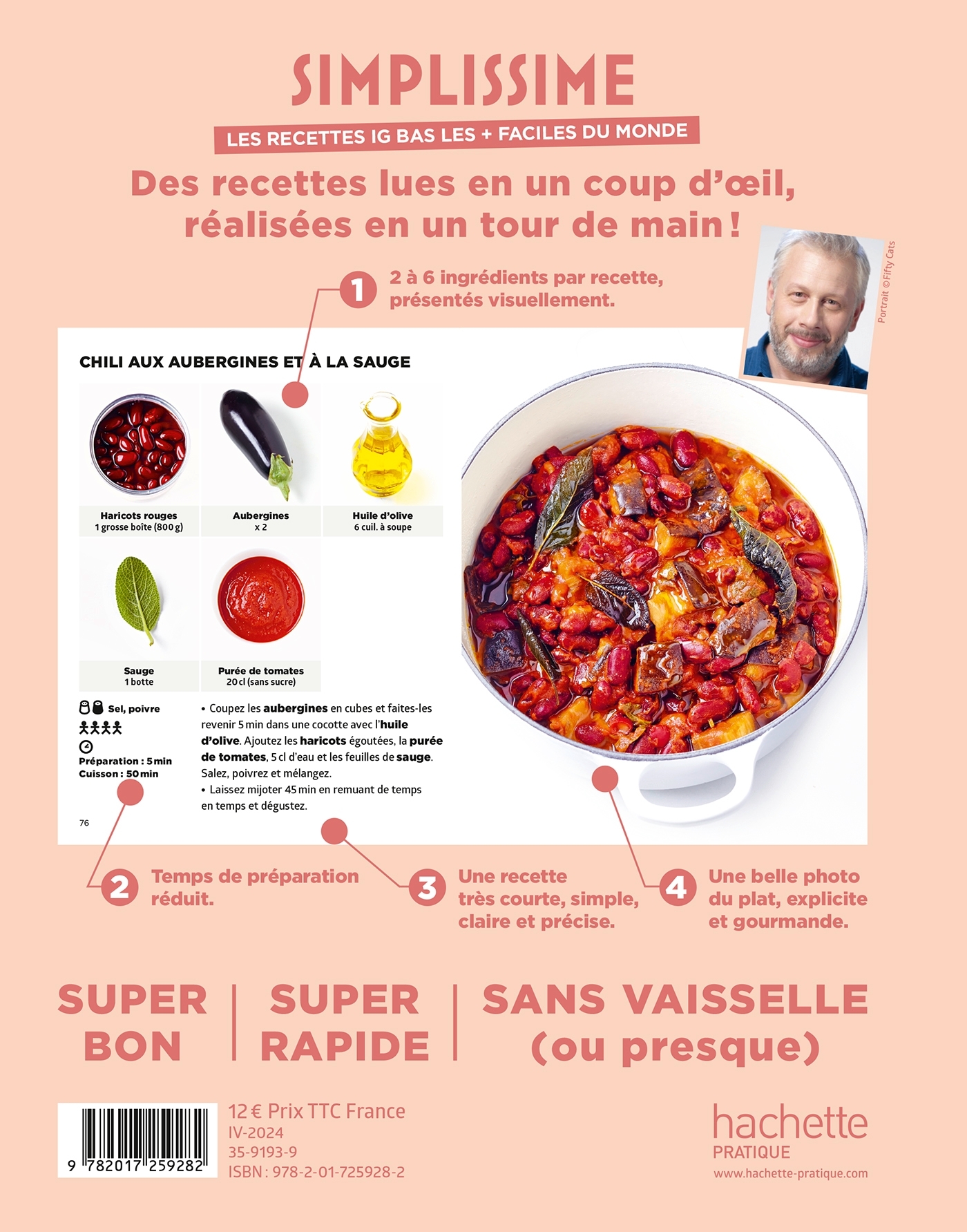 LES RECETTES IG BAS LES + FACILES DU MONDE - Jean-François Mallet - HACHETTE PRAT