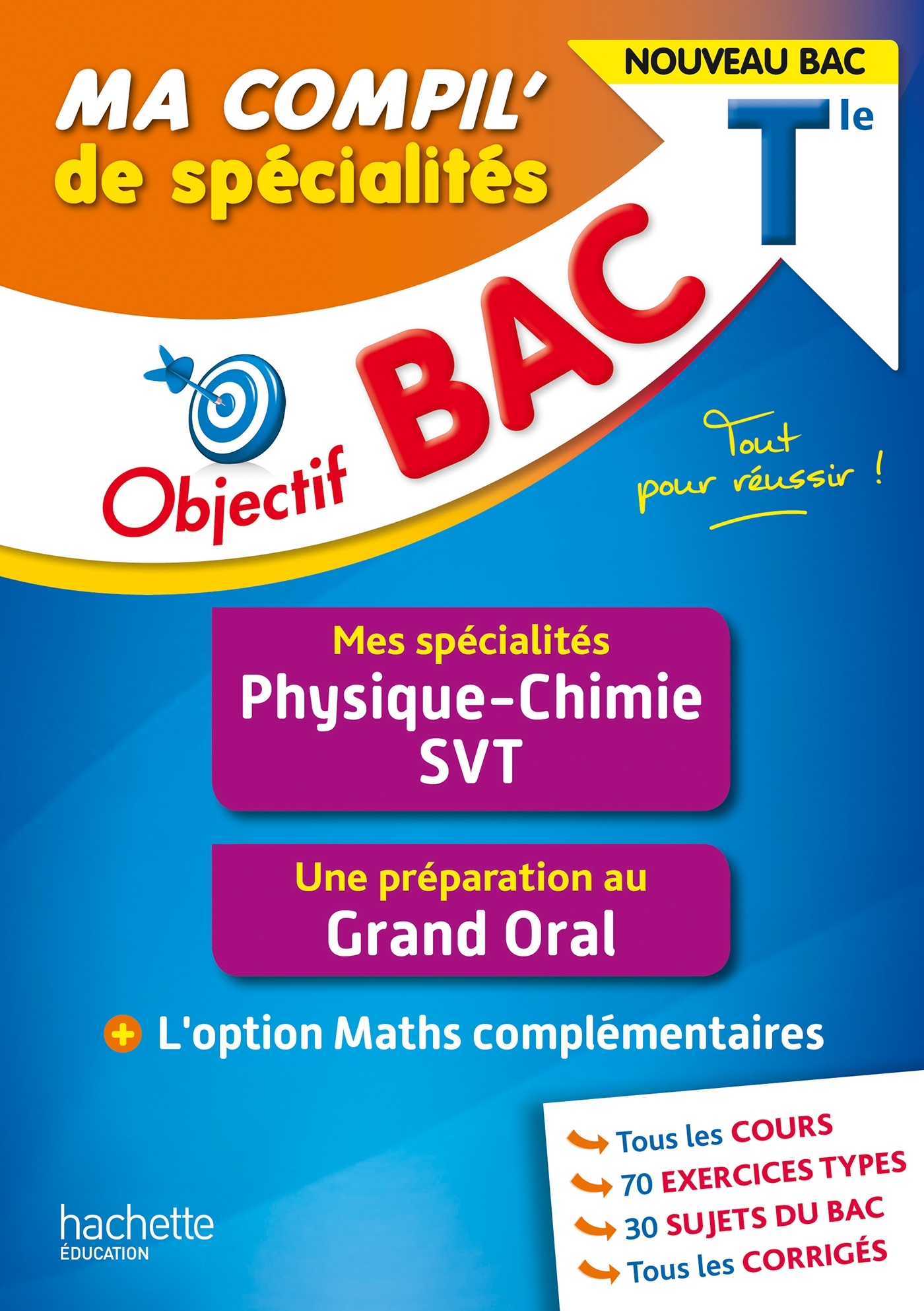 Objectif BAC Tle Ma compil' de spécialités Physique-Chimie et SVT - Cédric Détré - HACHETTE EDUC