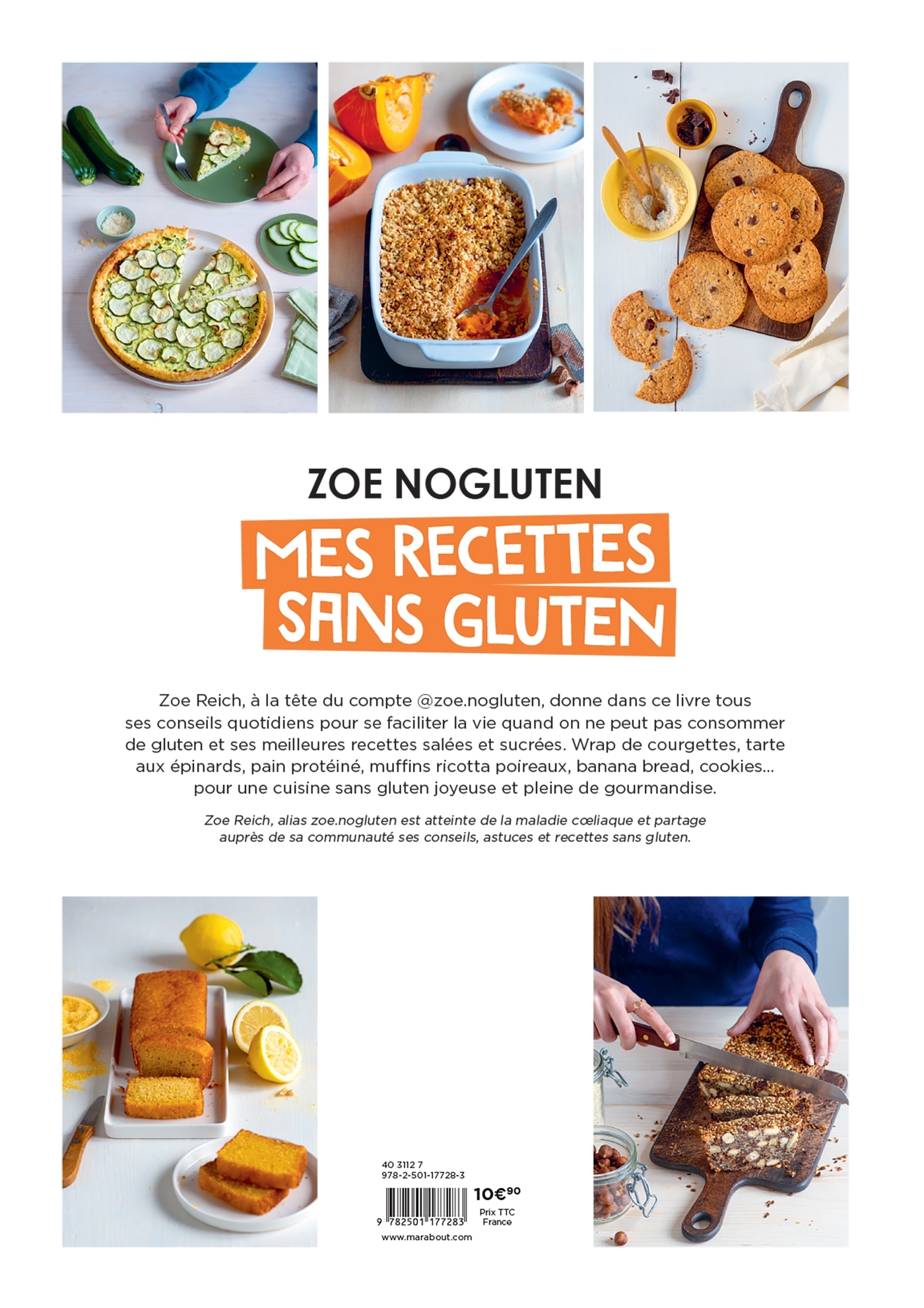 Zoé NoGluten - Mes recettes sans gluten - Zoé NoGluten - MARABOUT