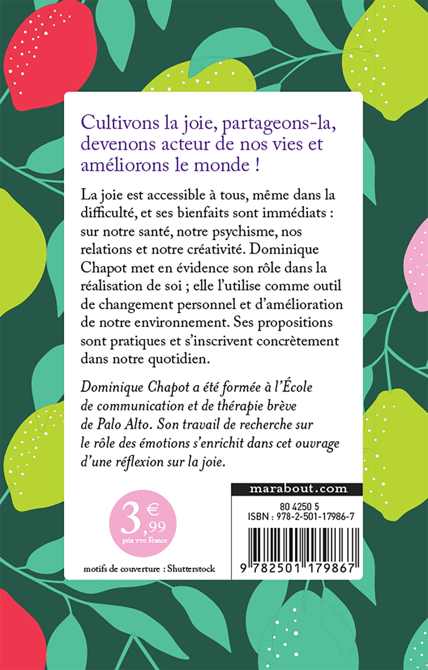 Et si on choississait d'être heureux ? - Dominique Chapot - MARABOUT