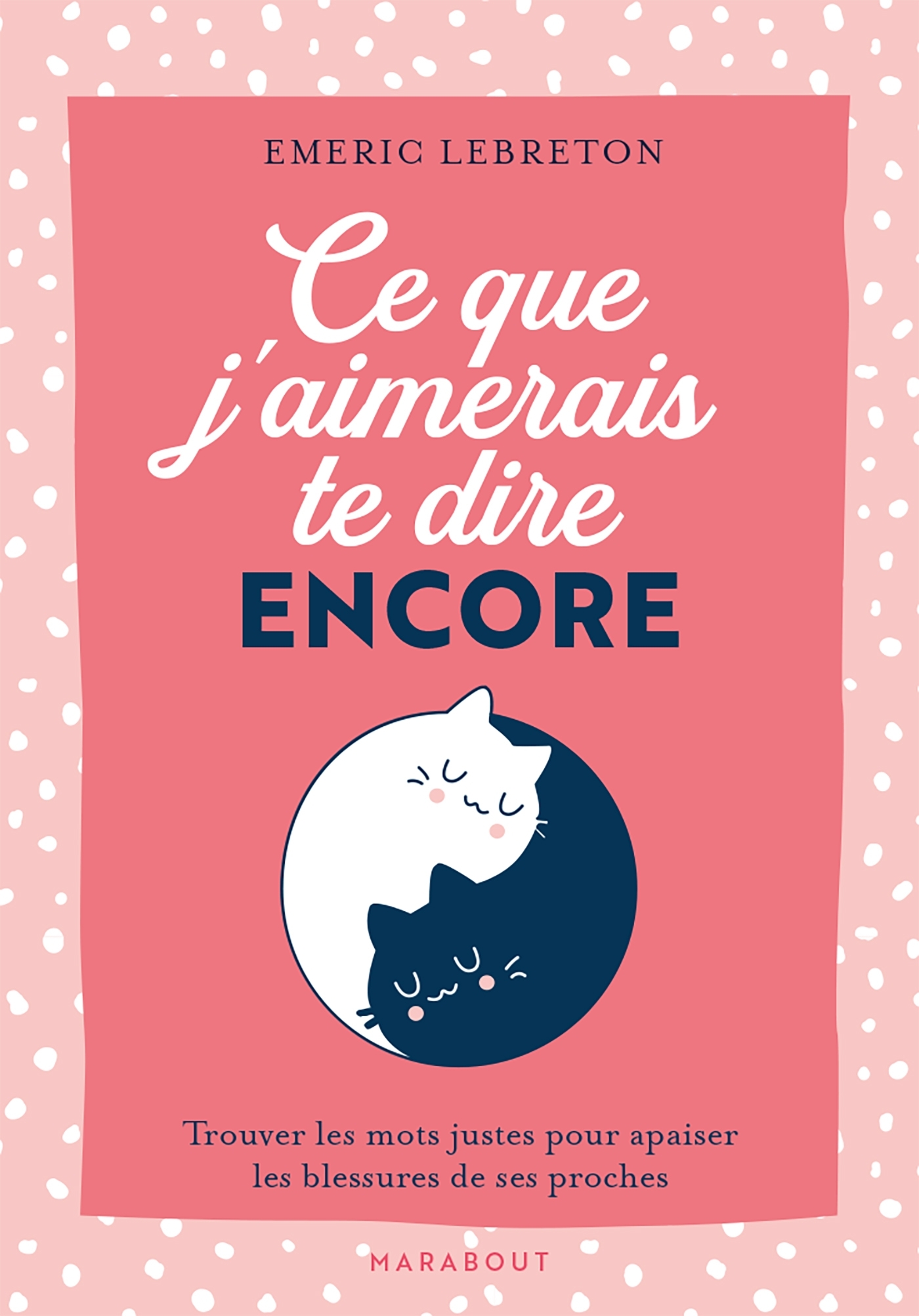 Ce que j'aimerais te dire encore - Emeric Lebreton - MARABOUT