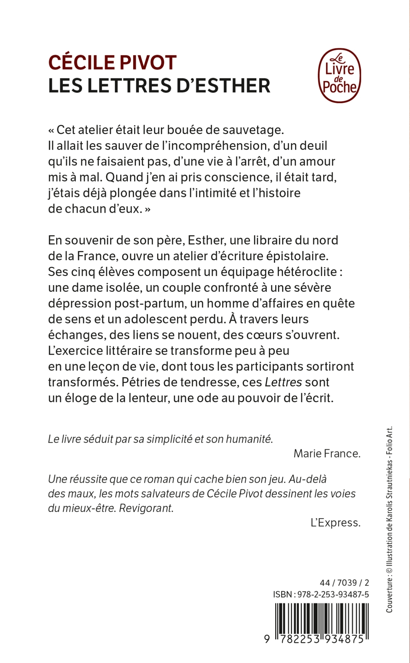 Les Lettres d'Esther - Cécile Pivot - LGF