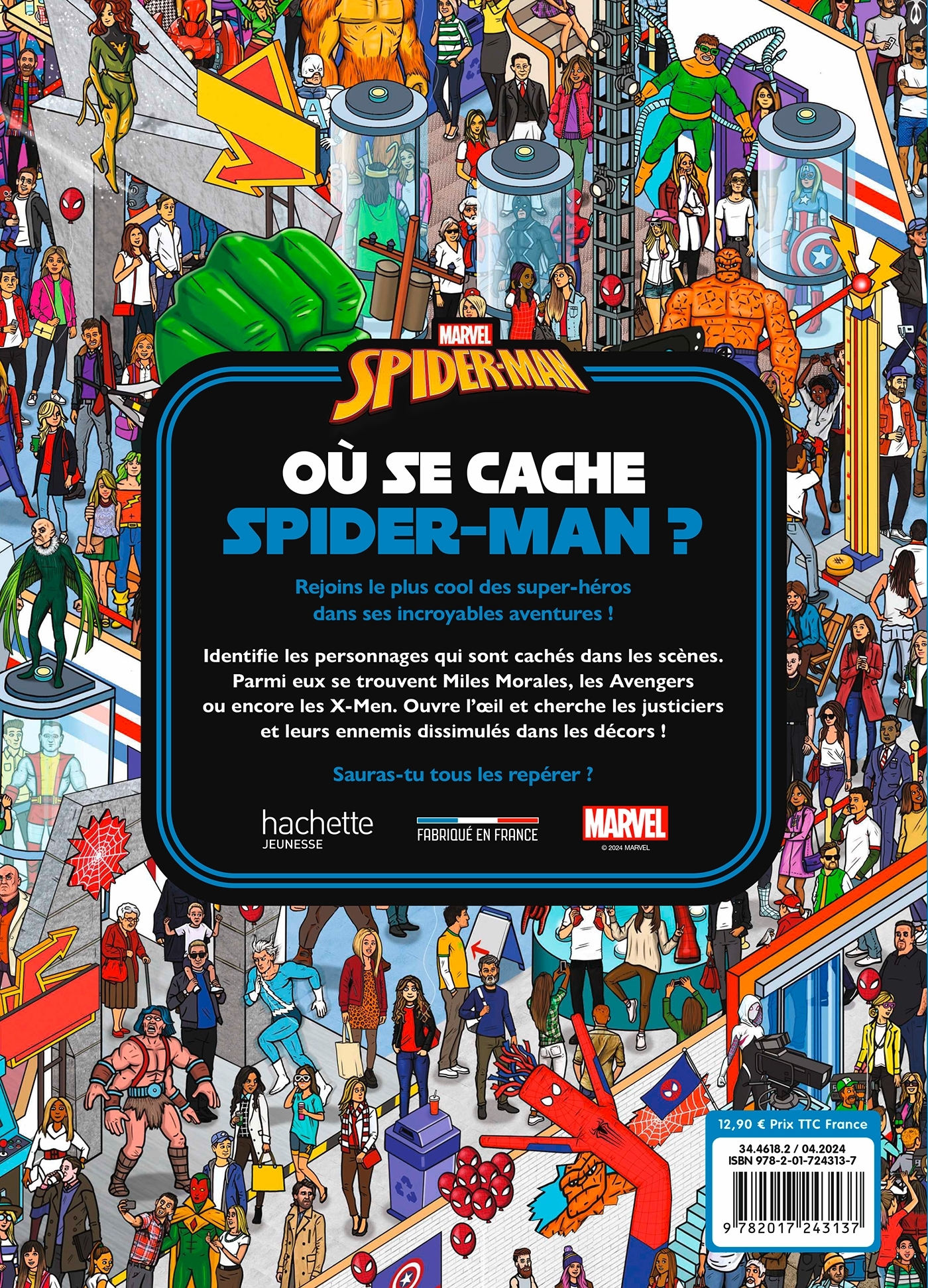 SPIDER-MAN - Où se cache Spider-Man ? vol.2 - Cherche et trouve - MARVEL - XXX - DISNEY HACHETTE