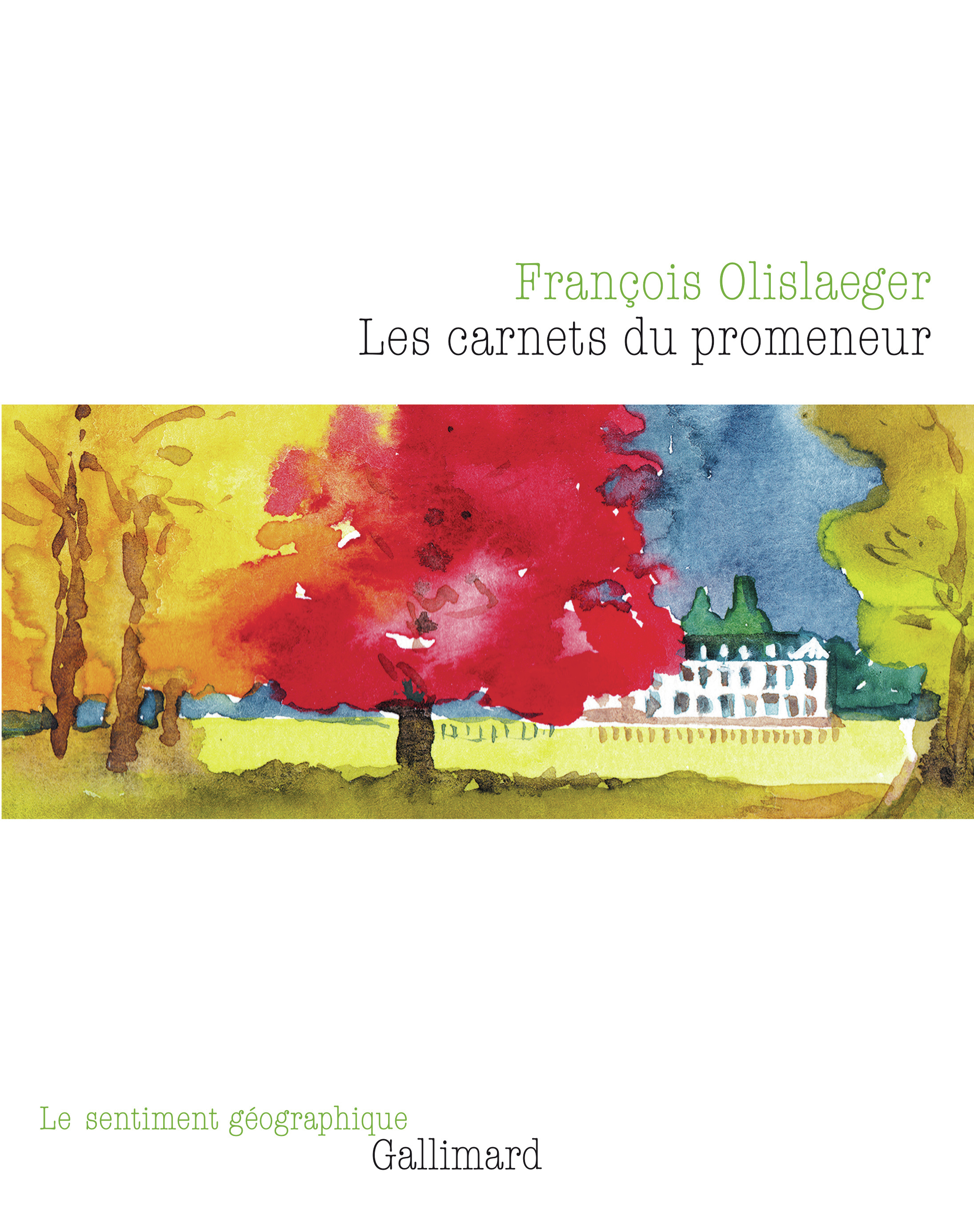 Les carnets du promeneur - François Olislaeger - GALLIMARD