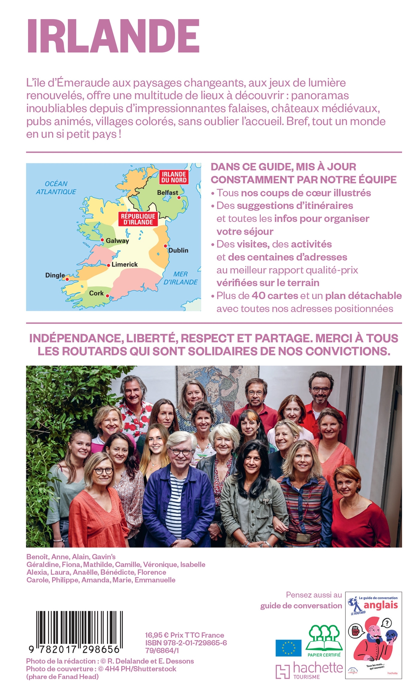 Guide du Routard Irlande 2025/26 -   - HACHETTE TOURI