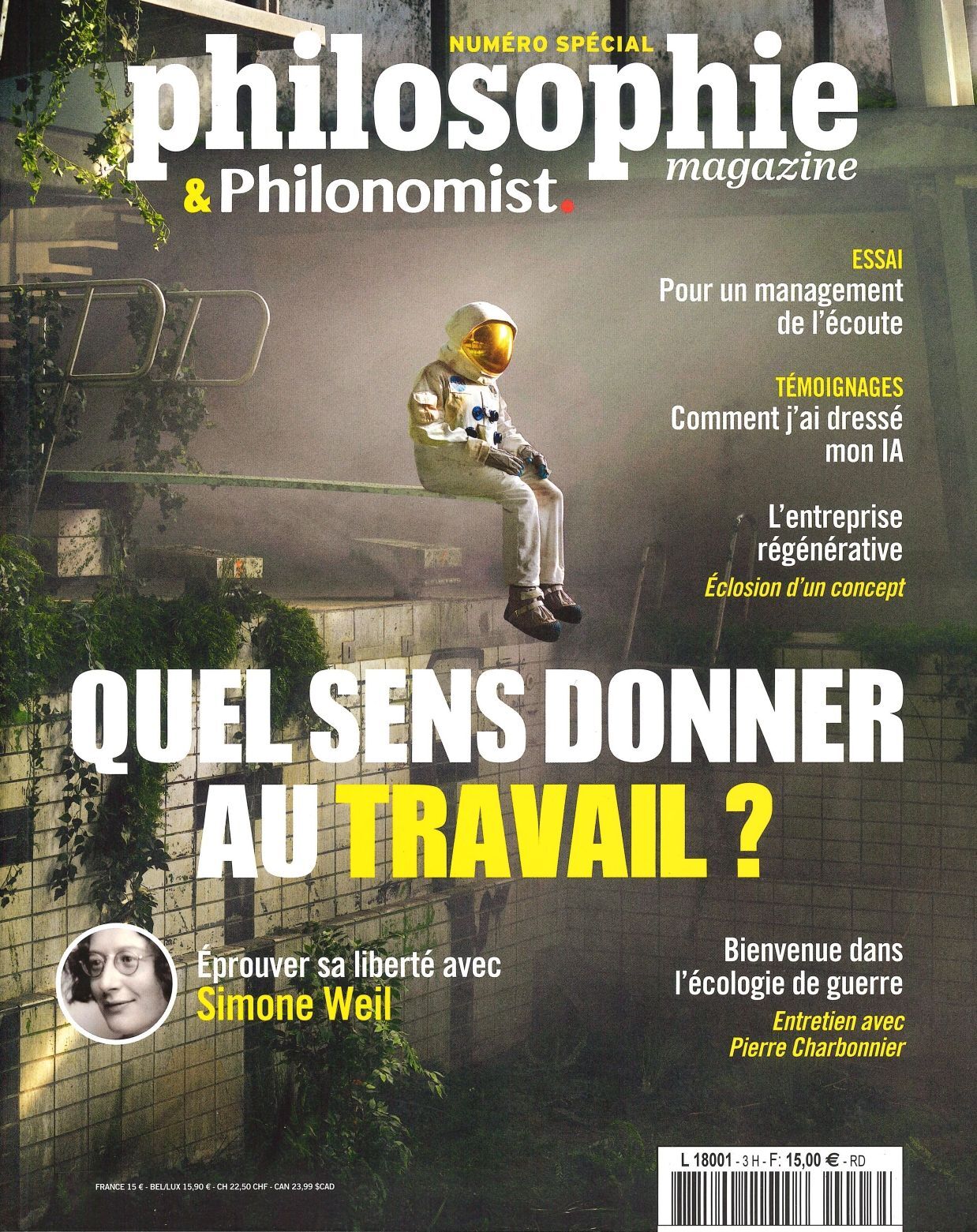 Philosophie Magazine Numéro spécial Philonomist : Quel sens donner au travail ? - Novembre 2024 -  Philosphie Magazine - PHILOSOPHIE MAGAZINE