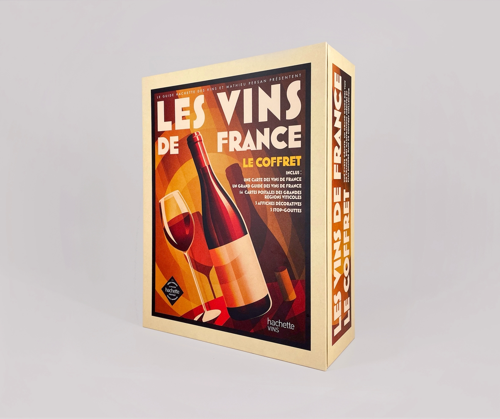 Coffret Les vins de France - Mathieu Persan - HACHETTE PRAT