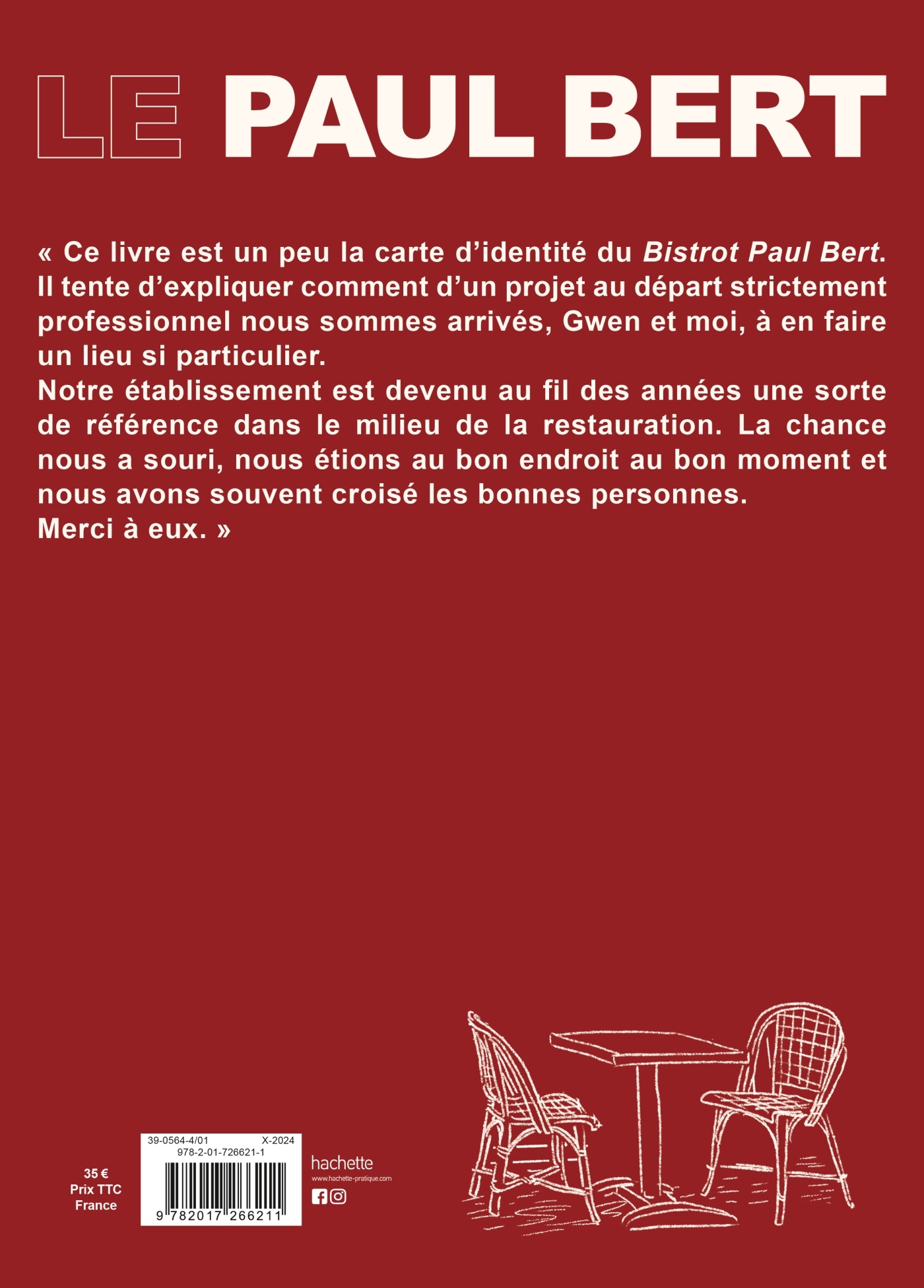 Le Paul Bert - Bertrand Auboyneau - HACHETTE PRAT