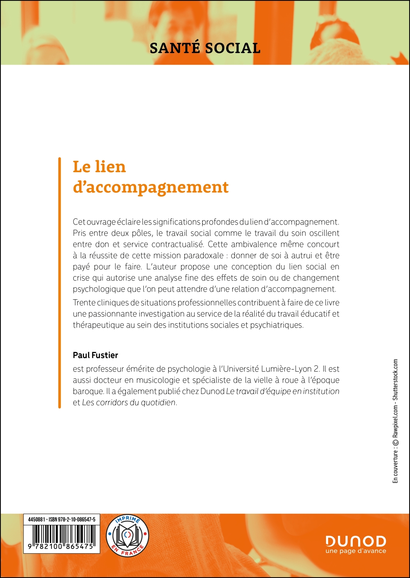 Le Lien d'accompagnement - Paul Fustier - DUNOD