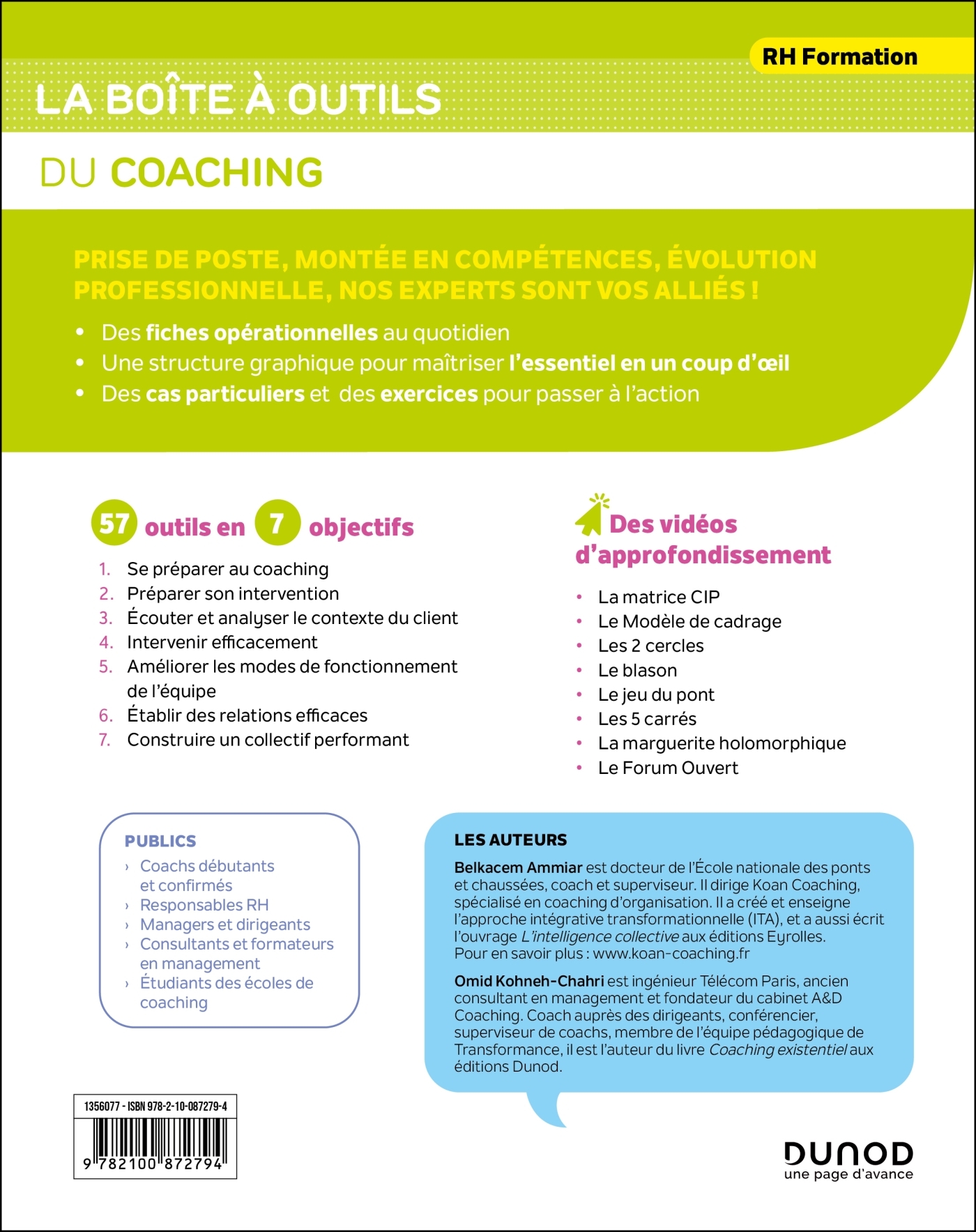 La boîte à outils du coaching - 4e éd. - Belkacem Ammiar - DUNOD