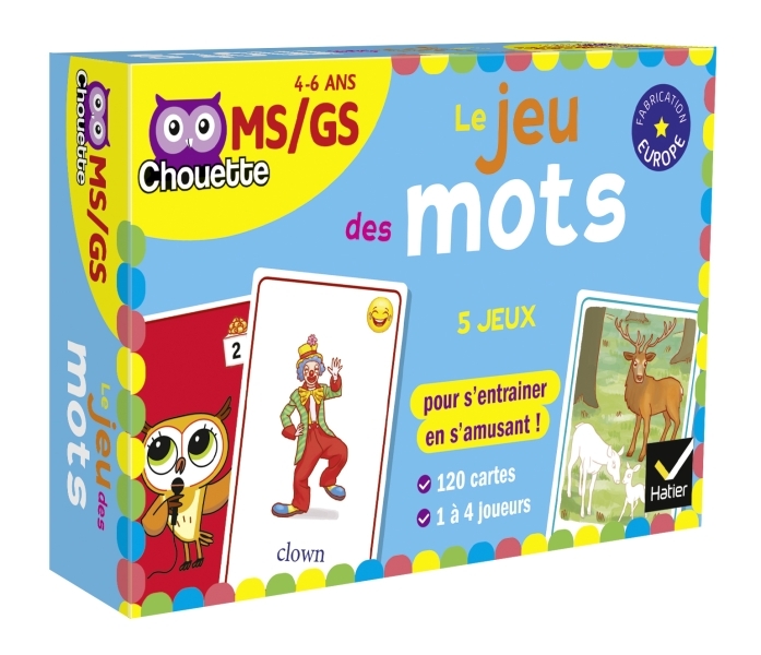 Chouette - Le jeu des mots MS-GS - Nicole Amram - HATIER