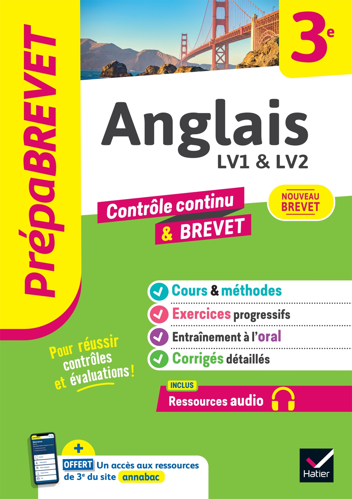 Prépabrevet - Anglais 3e - Brevet 2025 - Jeanne-France Bignaux - HATIER