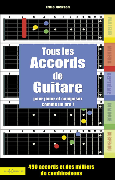 Tous les accords de guitare - Nouvelle édition - Ernie Jackson - HORS COLLECTION