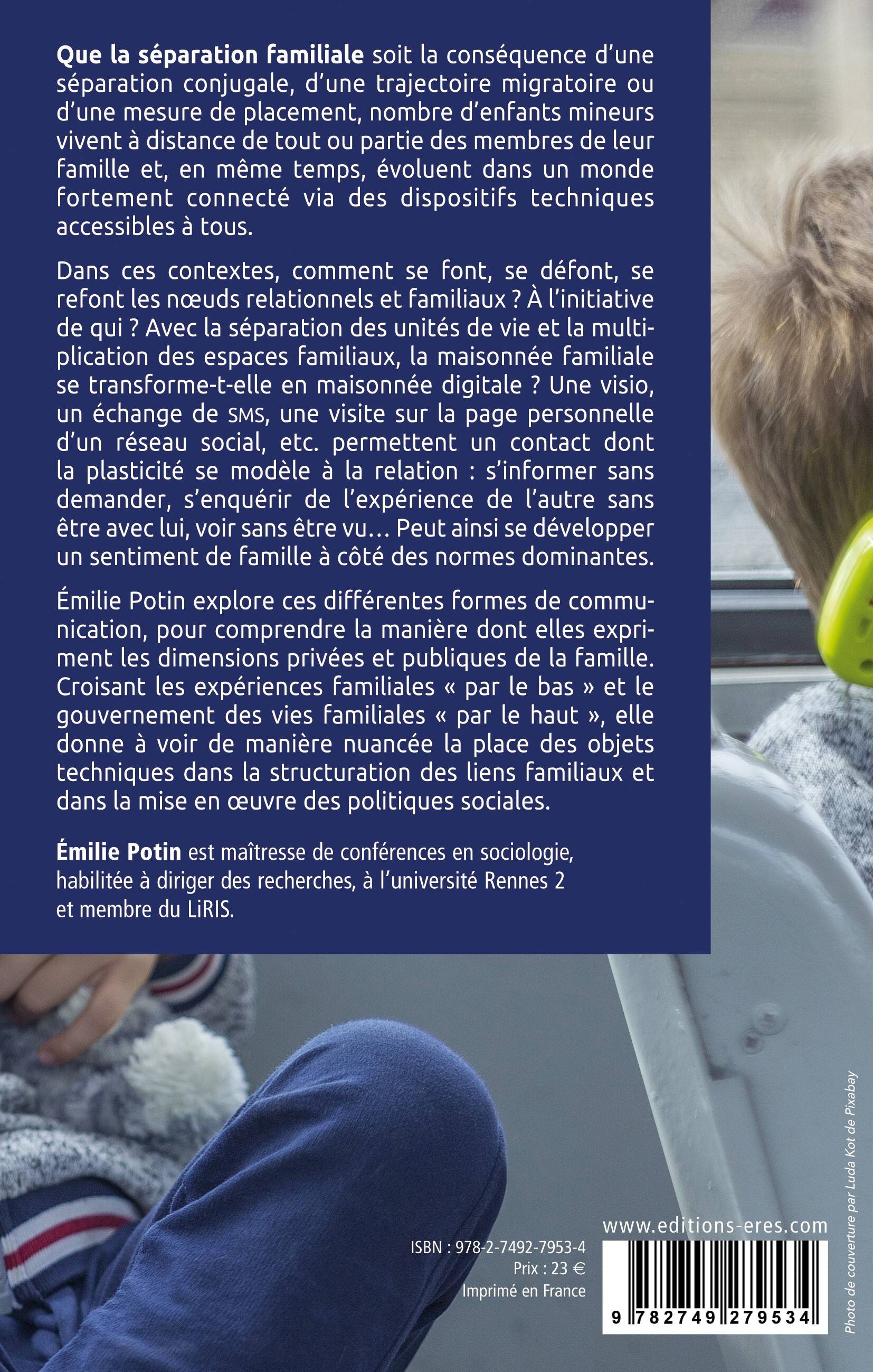 Séparations familiales à l'ère du numérique - Émilie Potin - ERES