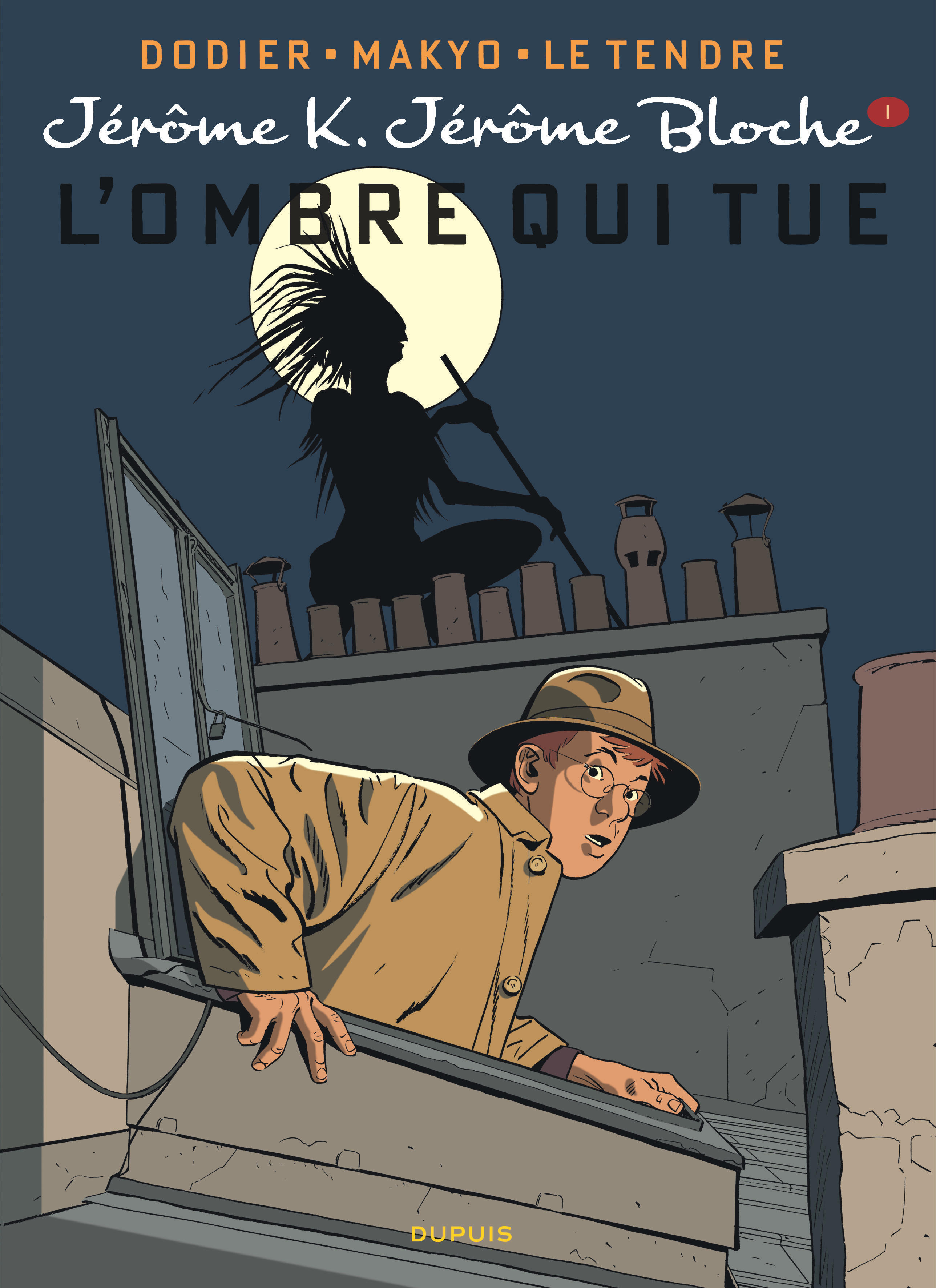 Jérôme K. Jérôme Bloche - Tome 1 - L'Ombre qui tue (réédition) -  DODIER - DUPUIS