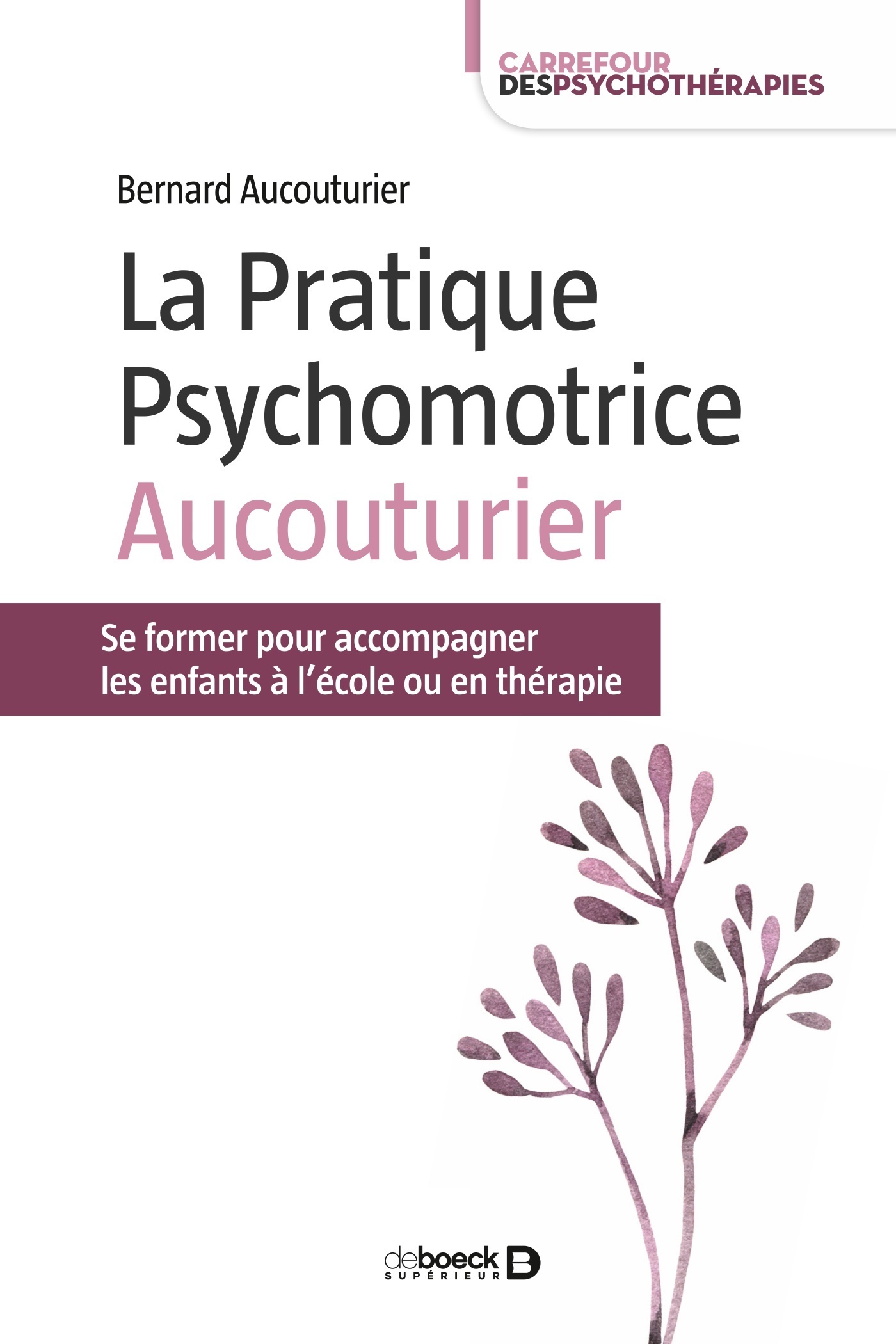 La Pratique Psychomotrice Aucouturier - Bernard Aucouturier - DE BOECK SUP