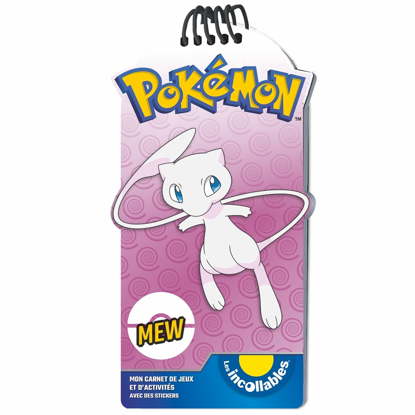 Pokémon - Mon carnet de jeux et d'activités avec stickers -  Mew -  Playbac Éditions - PLAY BAC