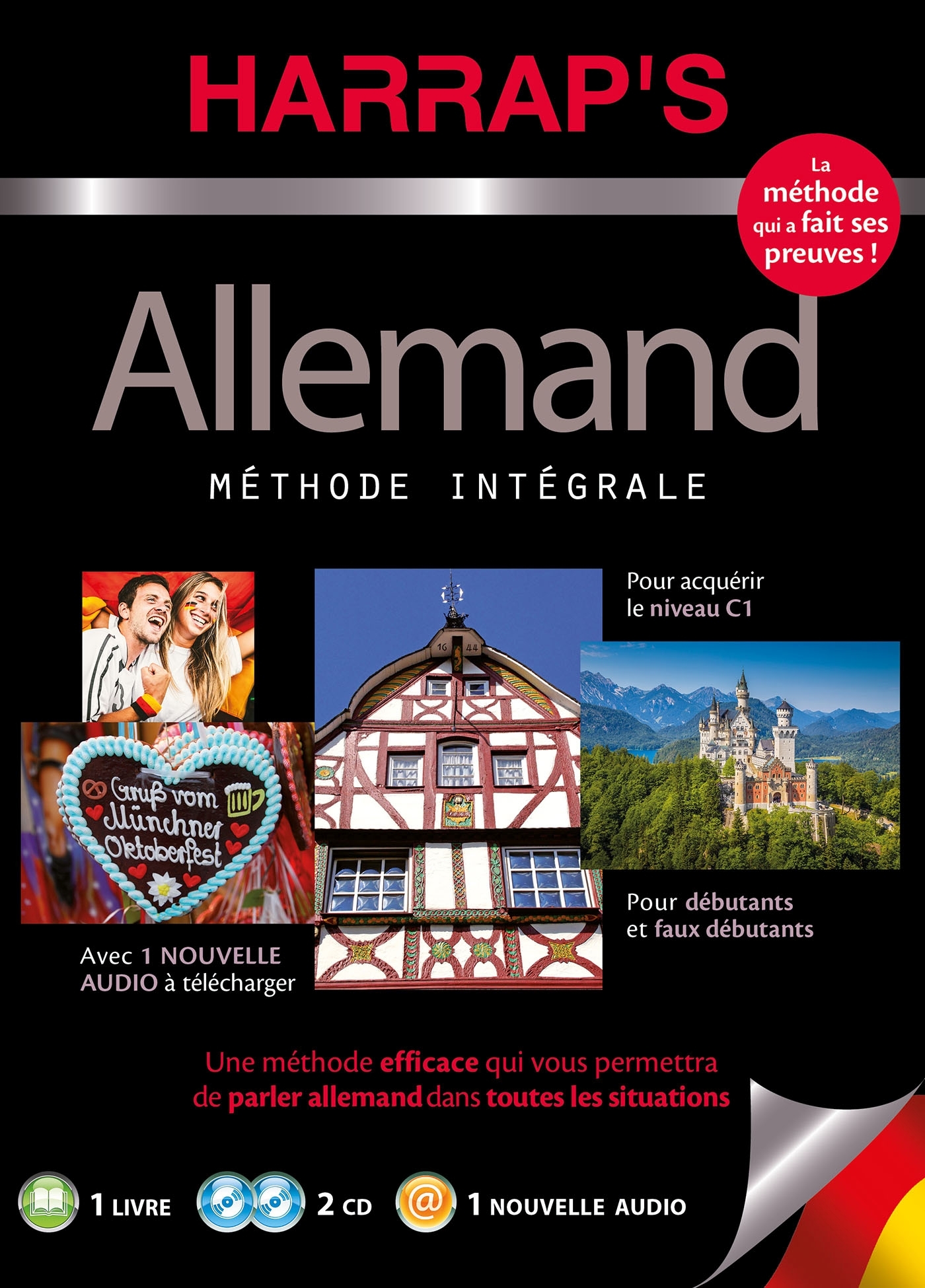 Harrap's Méthode Intégrale allemand 2 CD + livre - Heiner Schenke - HARRAPS