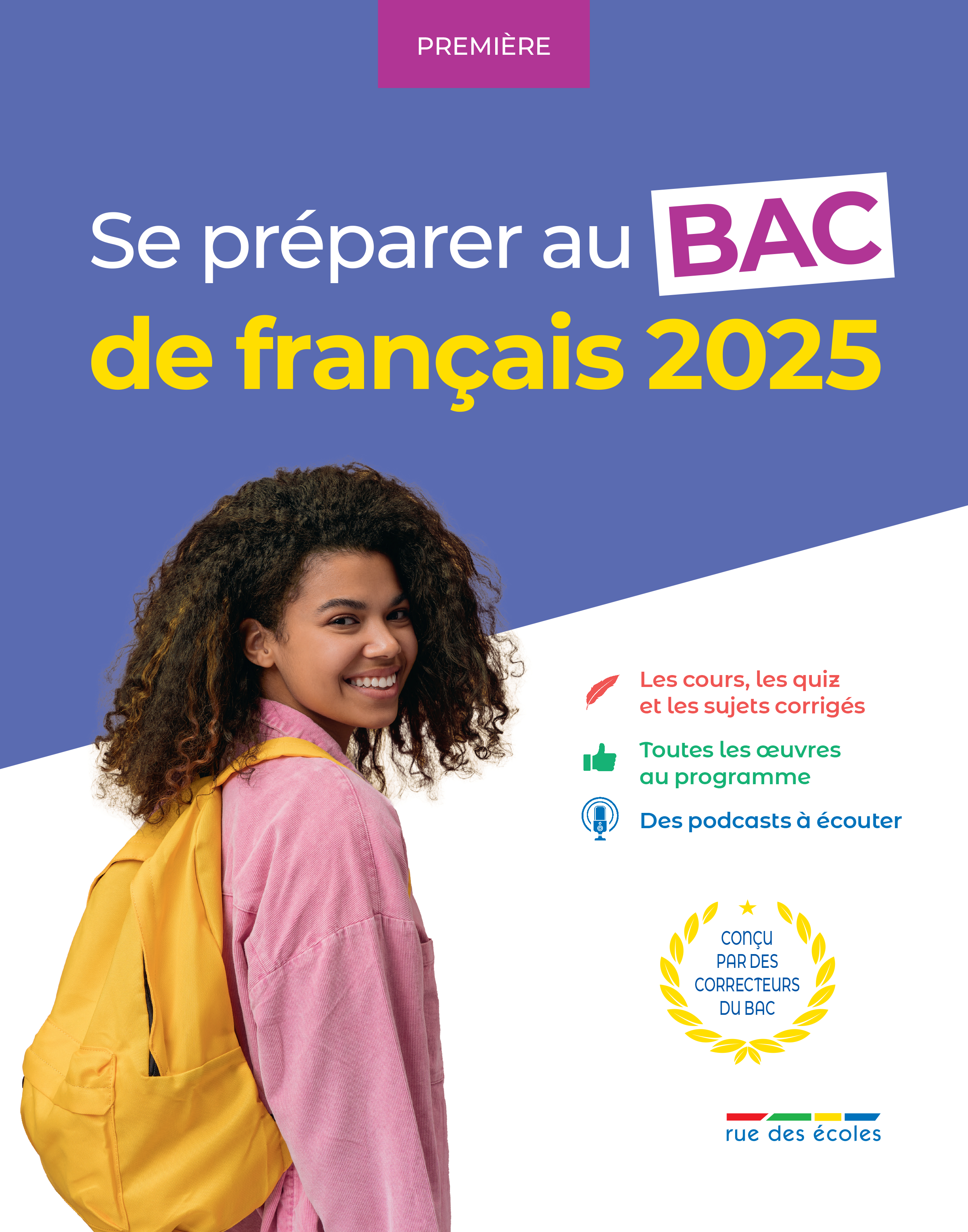 Se préparer au bac de français - Première - 2025 -  Collectif - RUE DES ECOLES