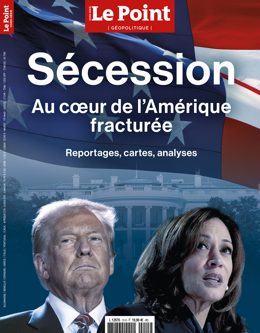 Le Point Hors-série GEOPOLITIQUE 6 USA "Sécession, au coeur de l’Amérique fracturée" - octobre-novembre 2024 - XXX - LE POINT