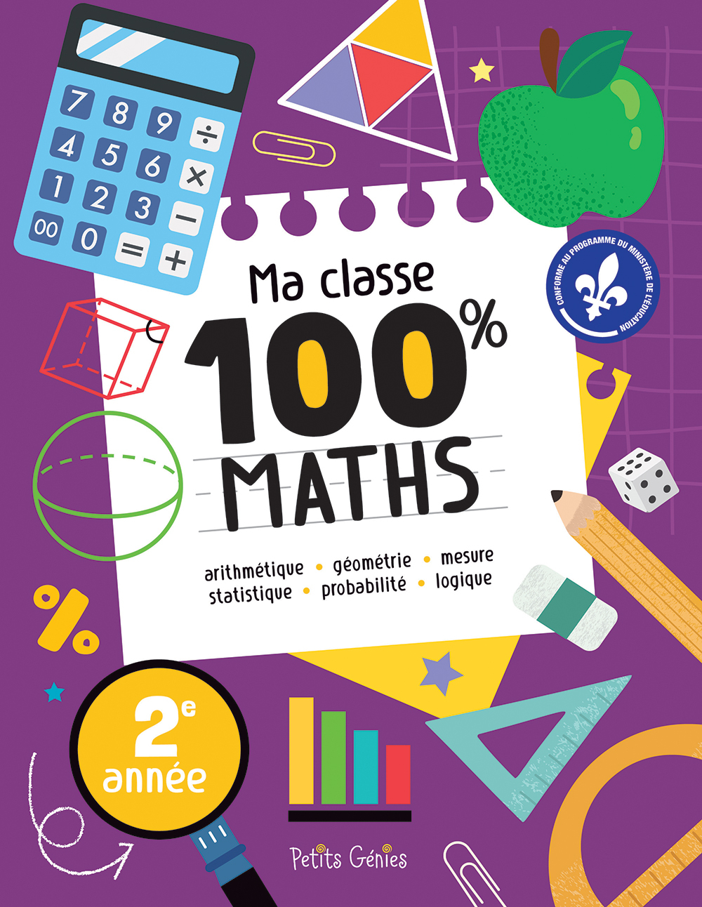 Ma classe  100% MATHS CE1 - Florence Barbeau - PETITS GENIES