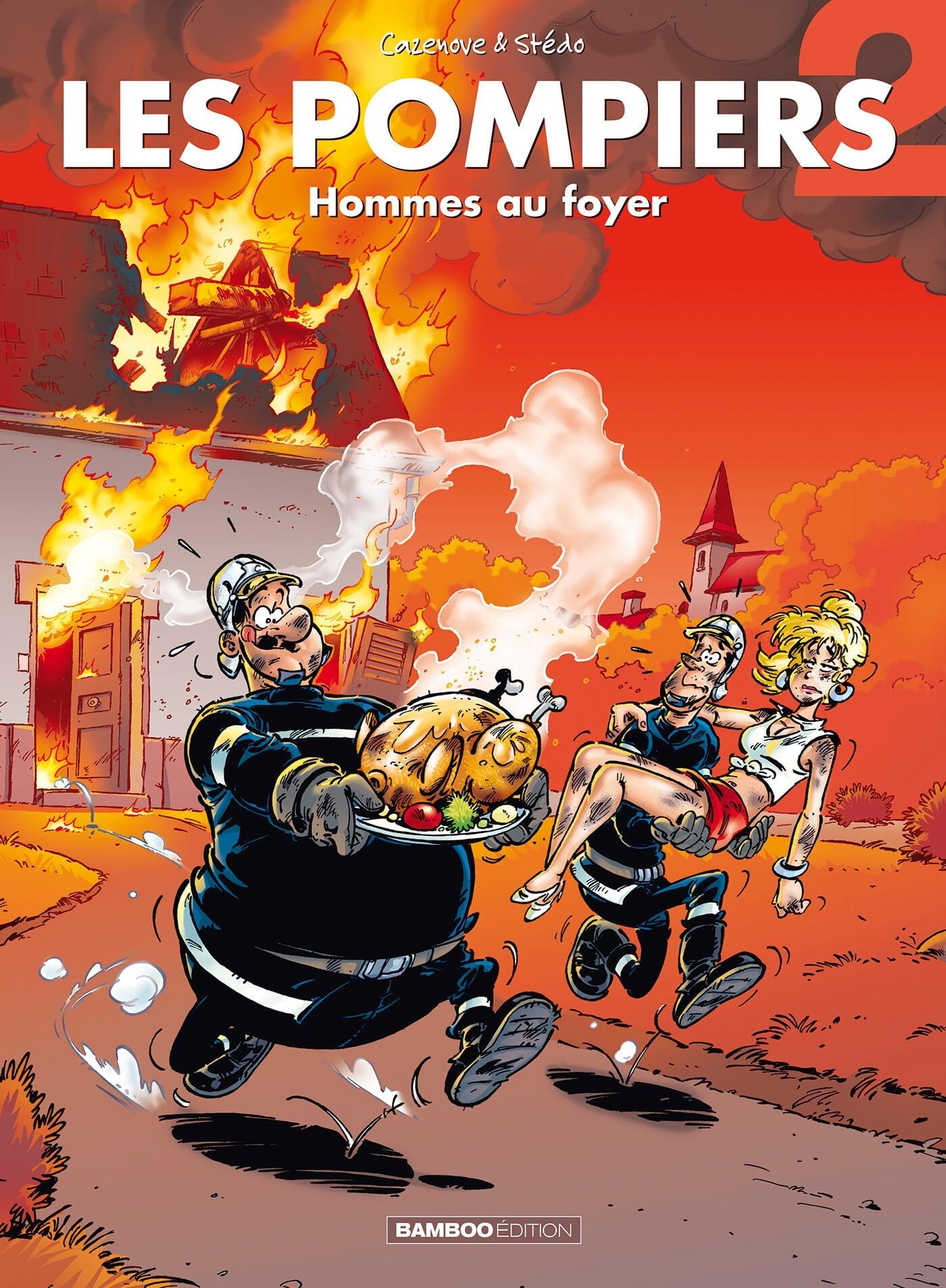 Les Pompiers - tome 02 -  Stédo - BAMBOO