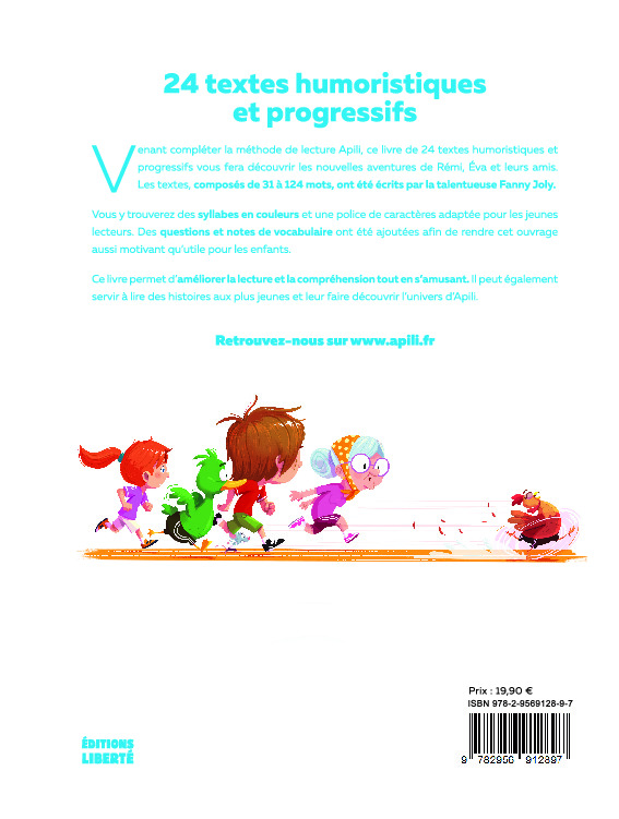 Livre de 24 textes progressifs APILI - Fanny Joly - APILI