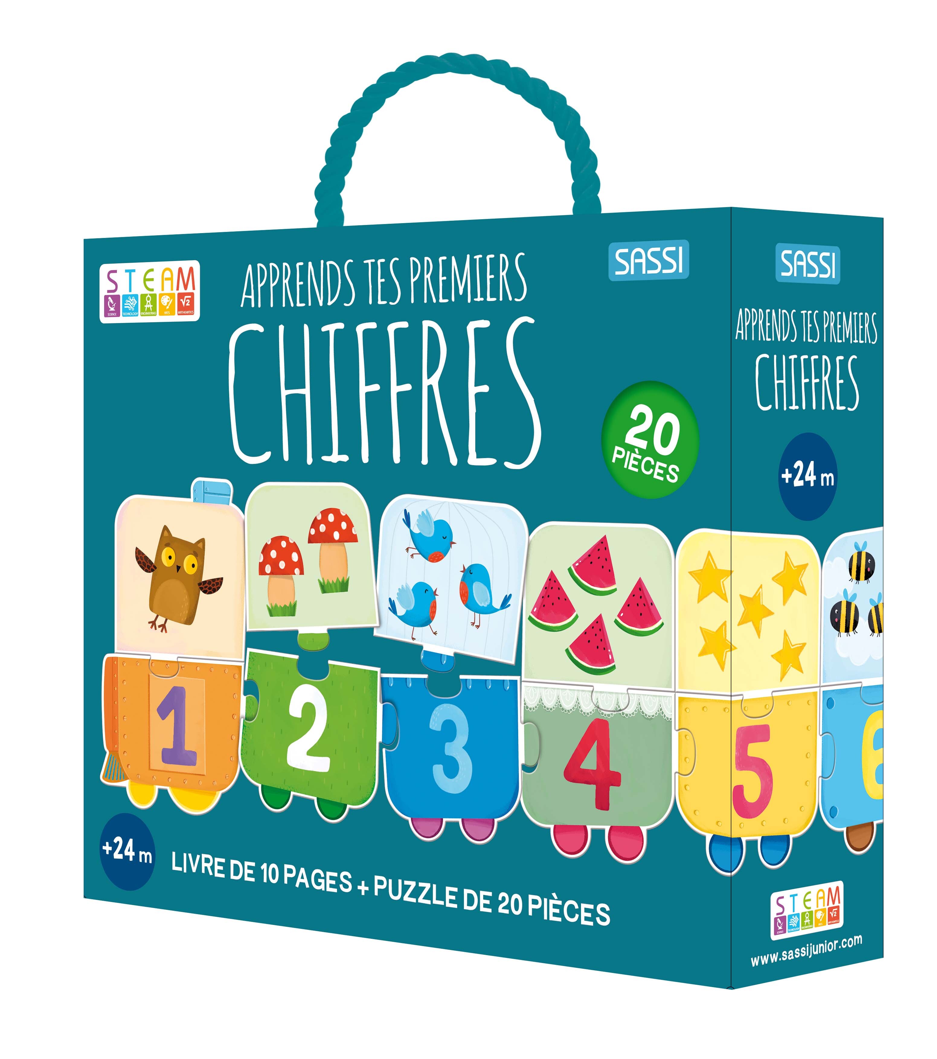 Steam puzzle - Apprends tes premiers chiffres - N.E. 2024 - Matteo Gaule - SASSI