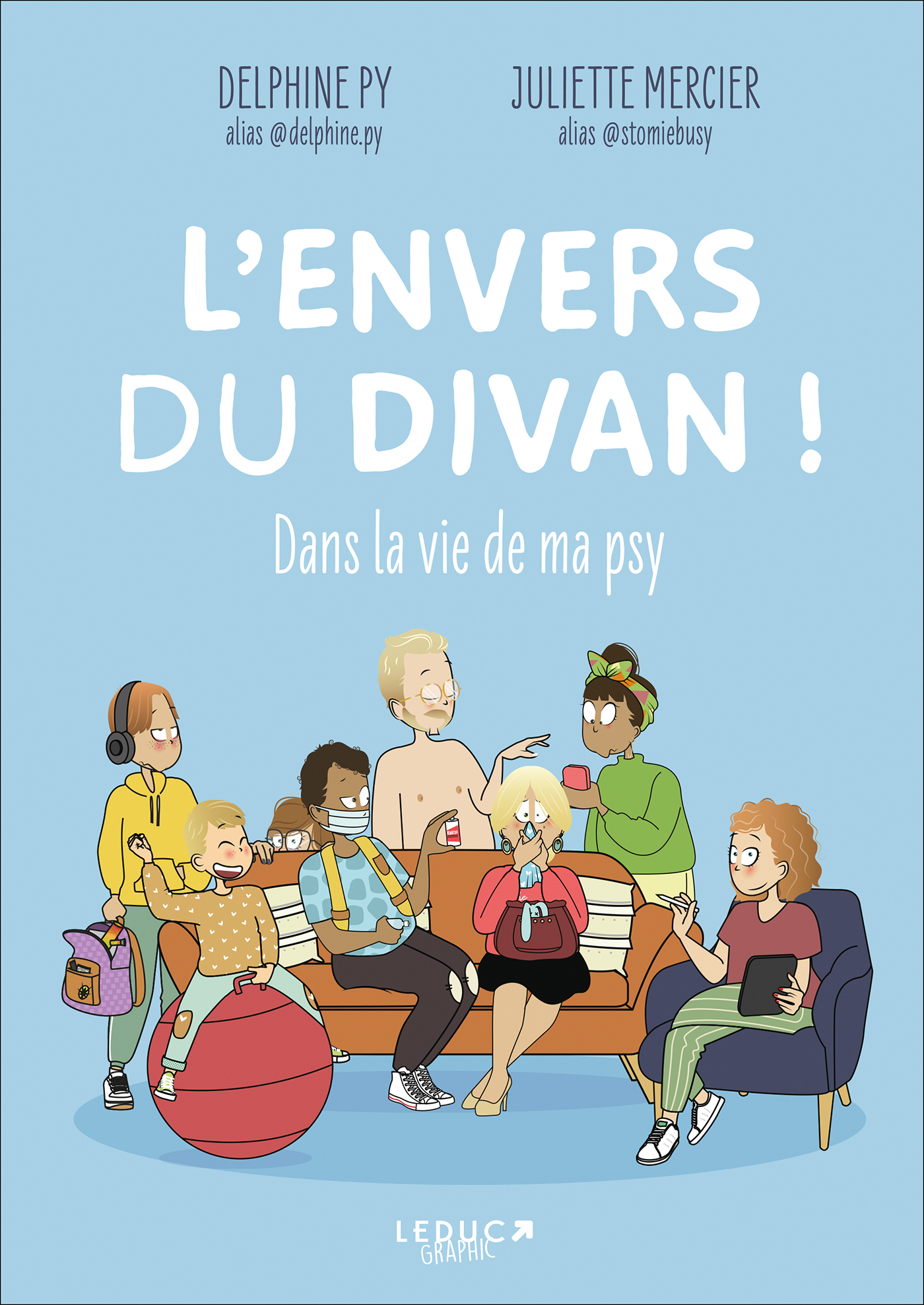 L'envers du divan ! - Delphine PY - LEDUC GRAPHIC