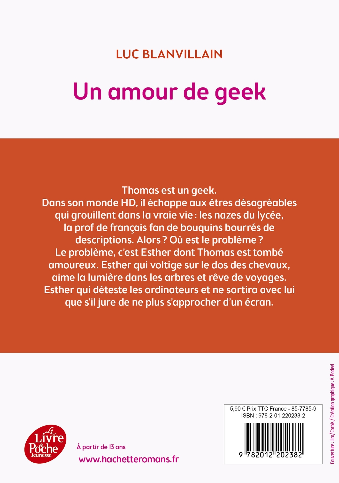 Un amour de geek - Luc Blanvillain - POCHE JEUNESSE