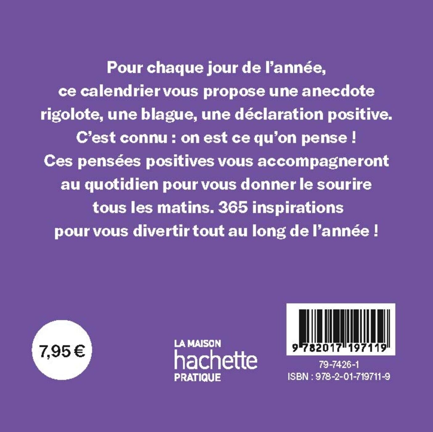 Calendrier Jour après jour - Inspirations positives -   - HACHETTE PRAT