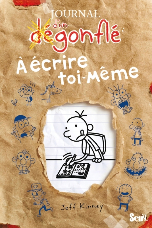 Journal d'un dégonflé - Journal d'un dégonflé à écrire toi-même - Jeff Kinney - SEUIL JEUNESSE