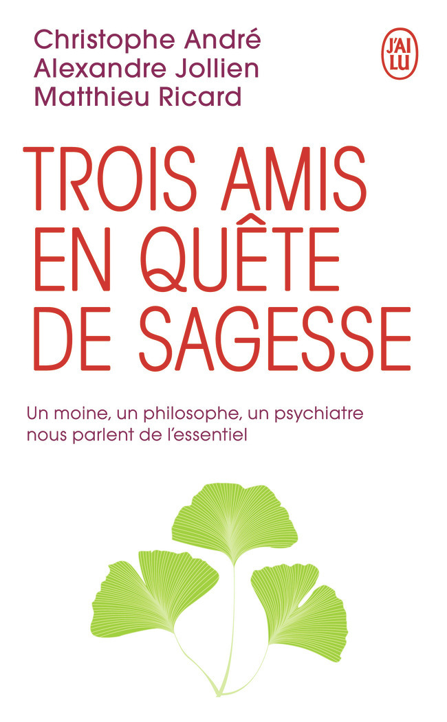 Trois amis en quête de sagesse - Alexandre Jollien - J'AI LU