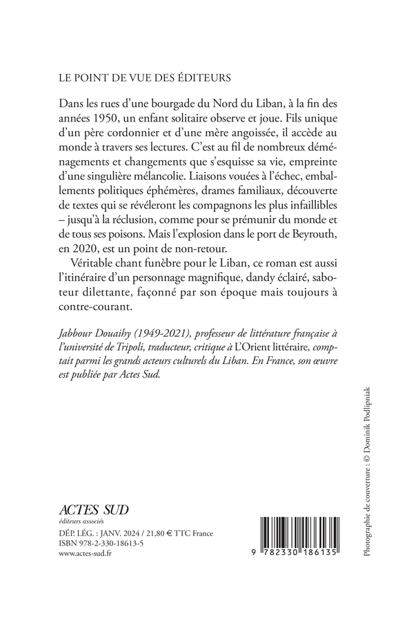 Il y avait du poison dans l'air - Jabbour Douaihy - ACTES SUD