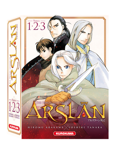 Coffret Arslân 1-2-3 - Yoshiki Tanaka - KUROKAWA