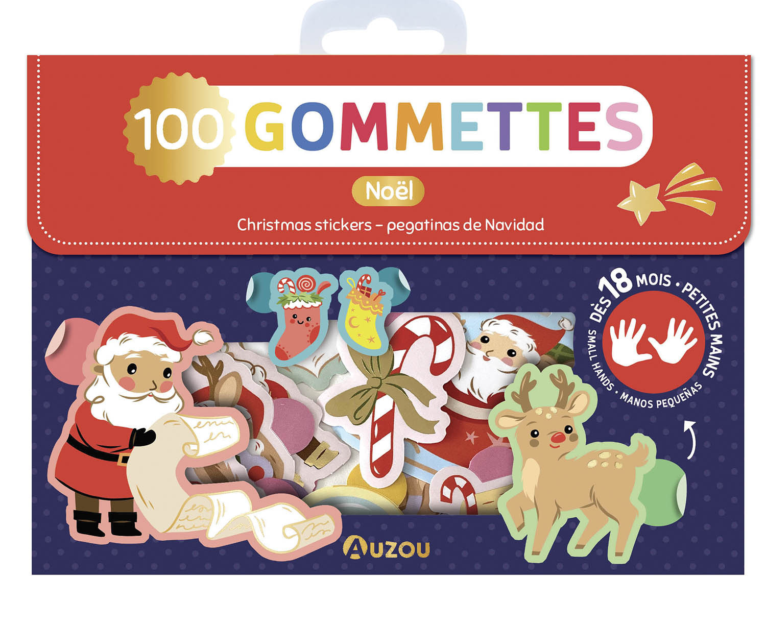 MA POCHETTE DE 100 GOMMETTES  - NOËL - Borghild Fallberg - AUZOU