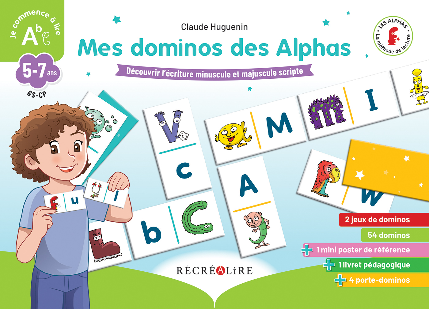 Mes dominos des Alphas - Claude Huguenin - RECREALIRE