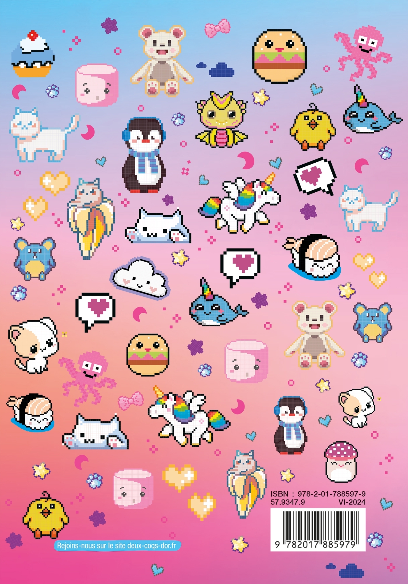 Agenda pixels kawaii 2024-2025 -   - DEUX COQS D OR