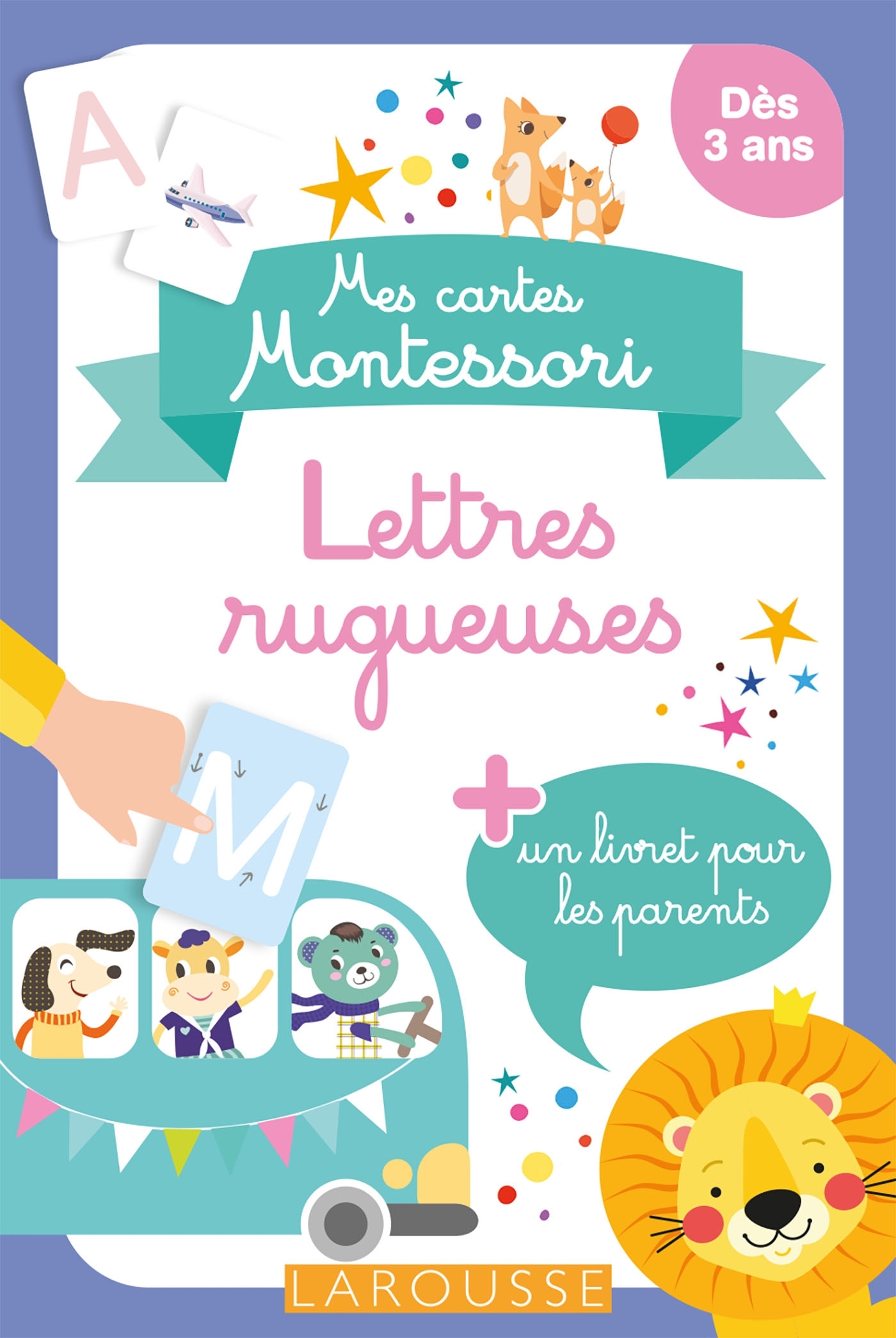 Mes cartes Montessori : Lettres rugueuses -  Collectif - LAROUSSE