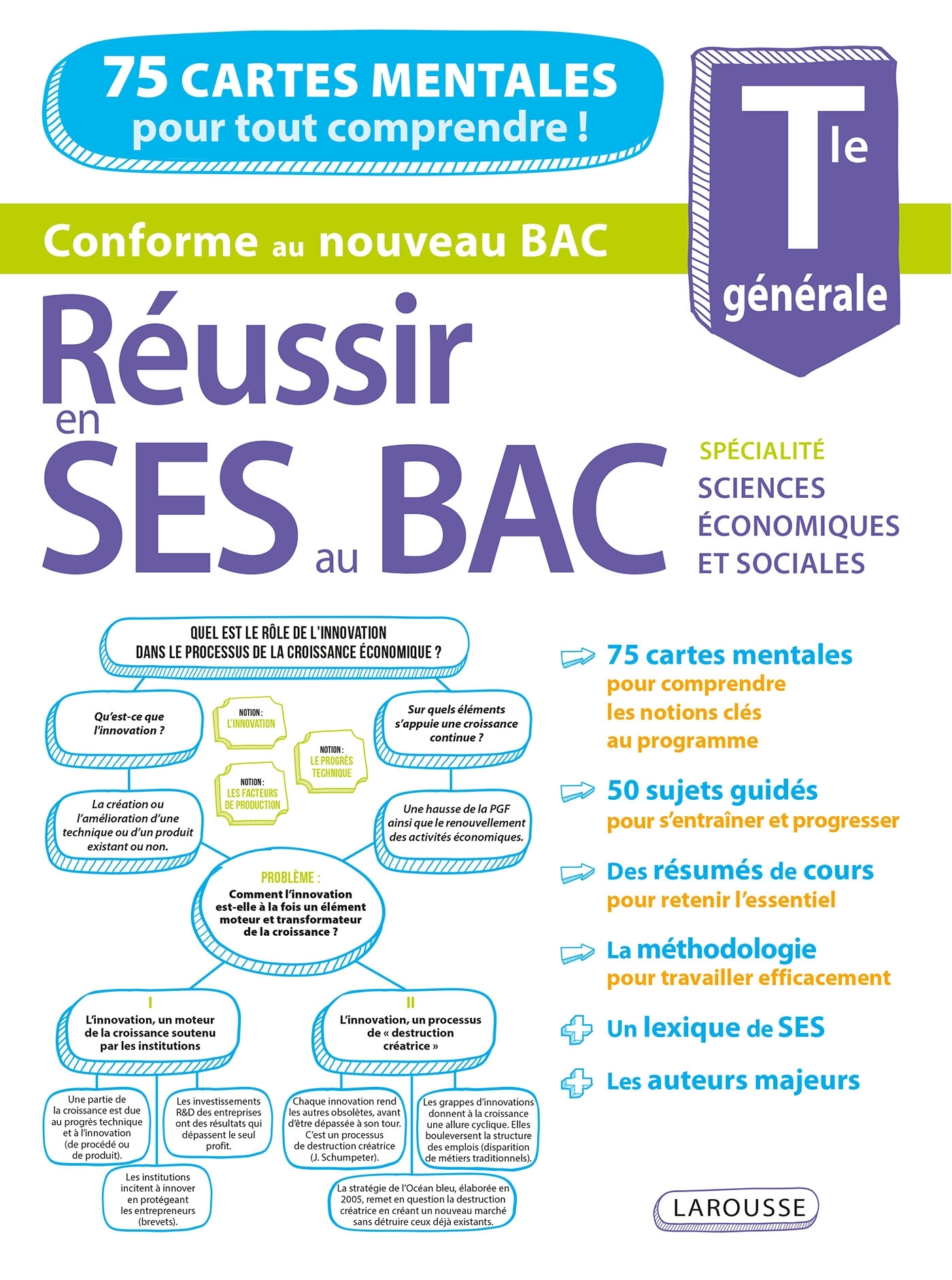 Réussir l'épreuve de spécialité SES au Bac - Tle générale - Arthur Guezengar - LAROUSSE