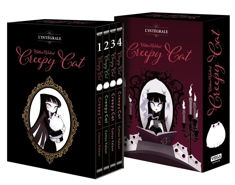 Creepy Cat - Coffret (4 volumes) -  Valent Cotton - VEGA DUPUIS