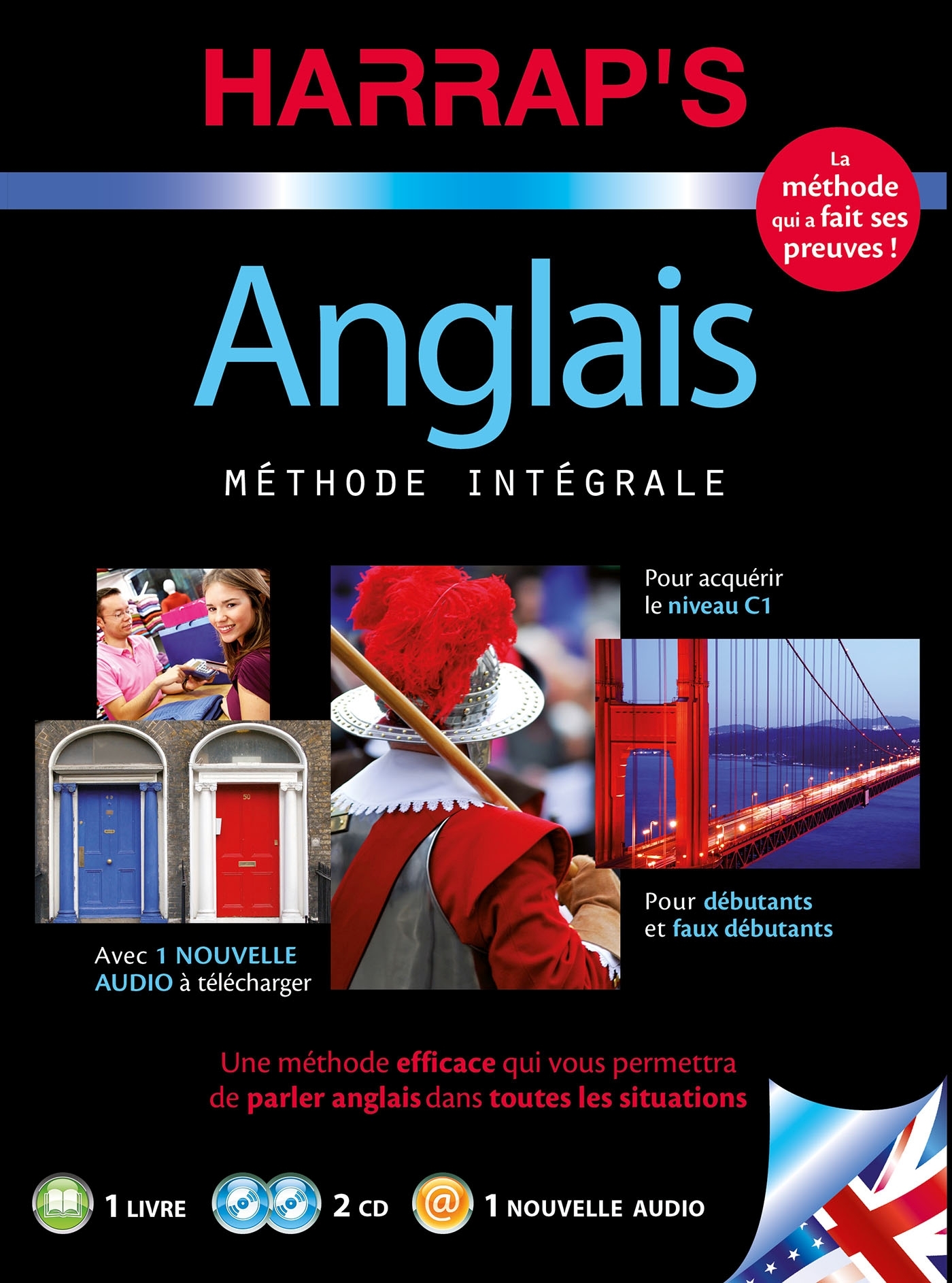 Harrap's Méthode Intégrale anglais 2CD+livre - Sandra Stevens - HARRAPS