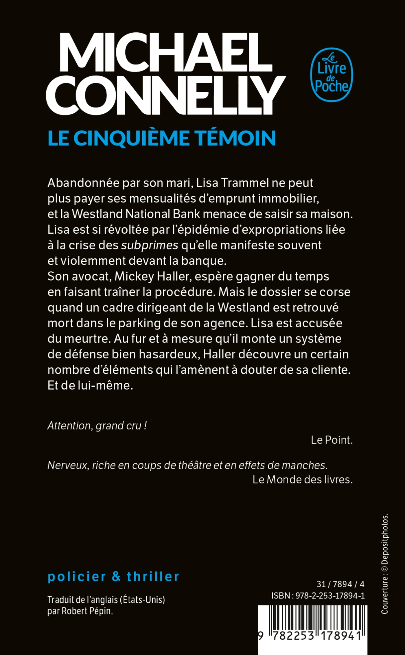 Le Cinquième Témoin - Michael Connelly - LGF